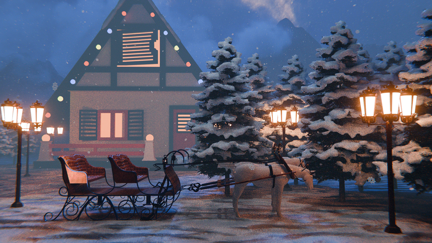Merry christmas — Изображение №4 — 3D, Анимация на Dprofile