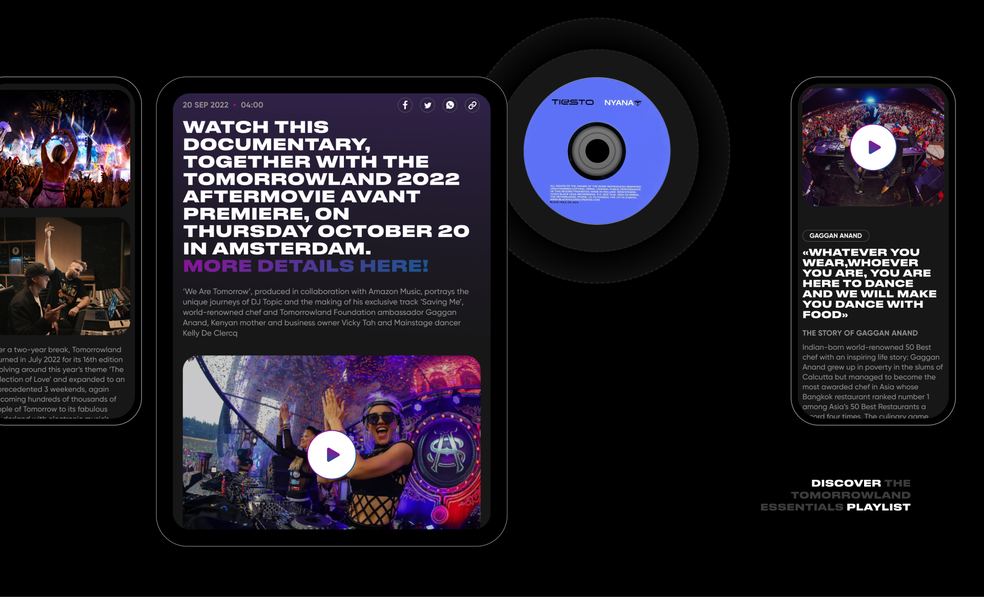 Tomorrowland Music — Изображение №7 — Интерфейсы на Dprofile