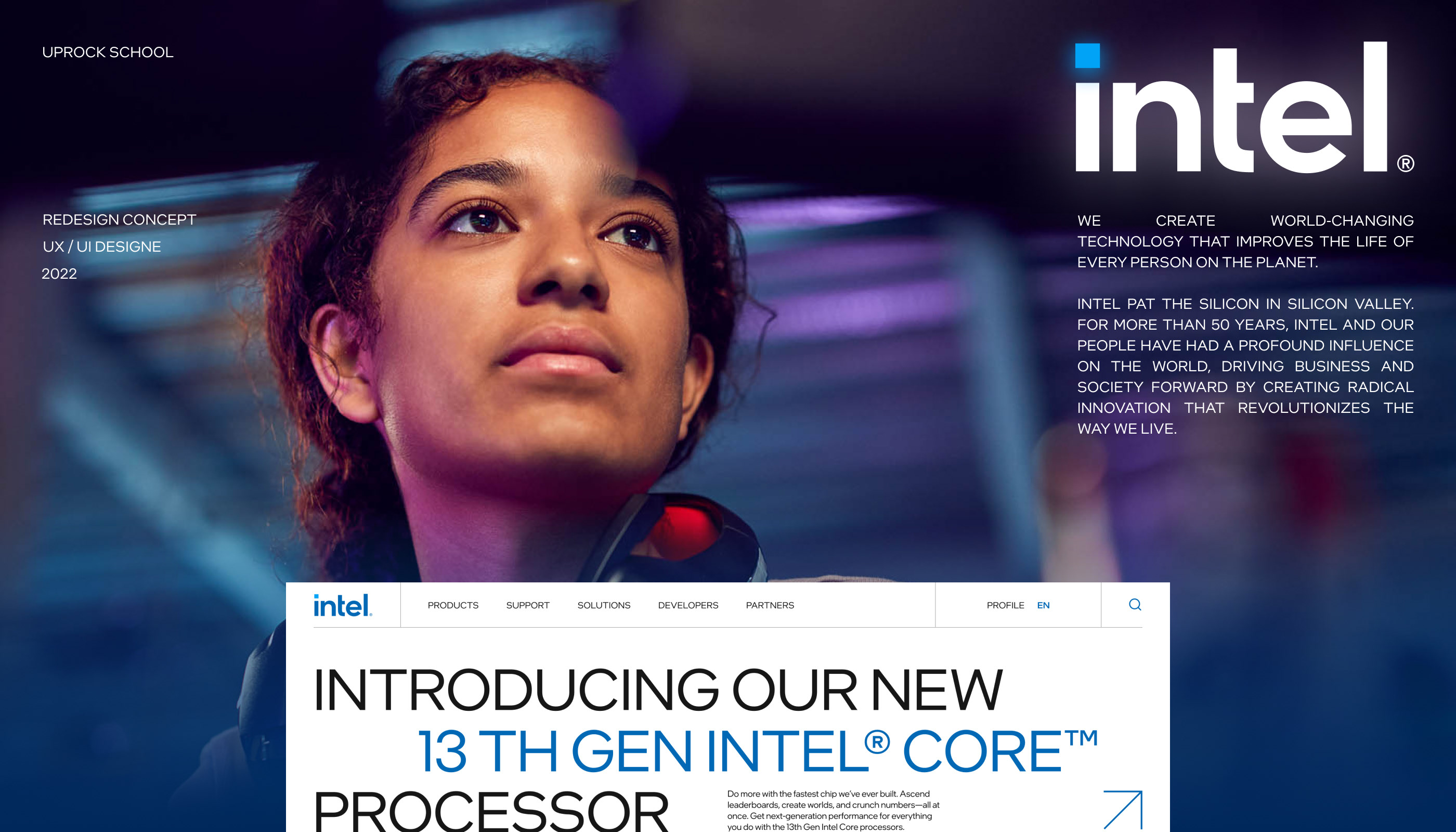 Intel Core corporation redesign — Изображение №1 — Интерфейсы на Dprofile