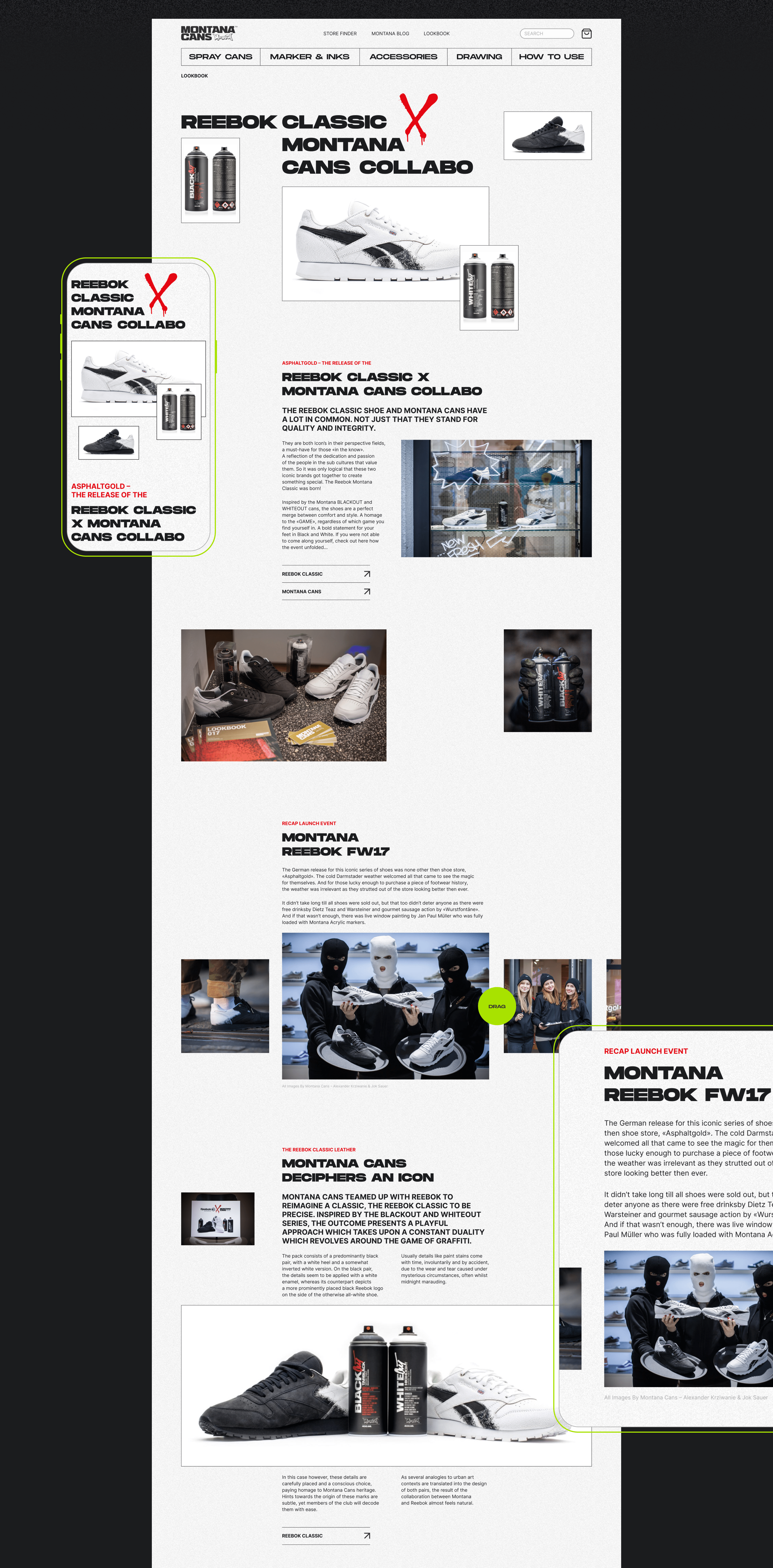 Redesign Concept: MONTANA CANS — Изображение №8 — Интерфейсы, Графика на Dprofile