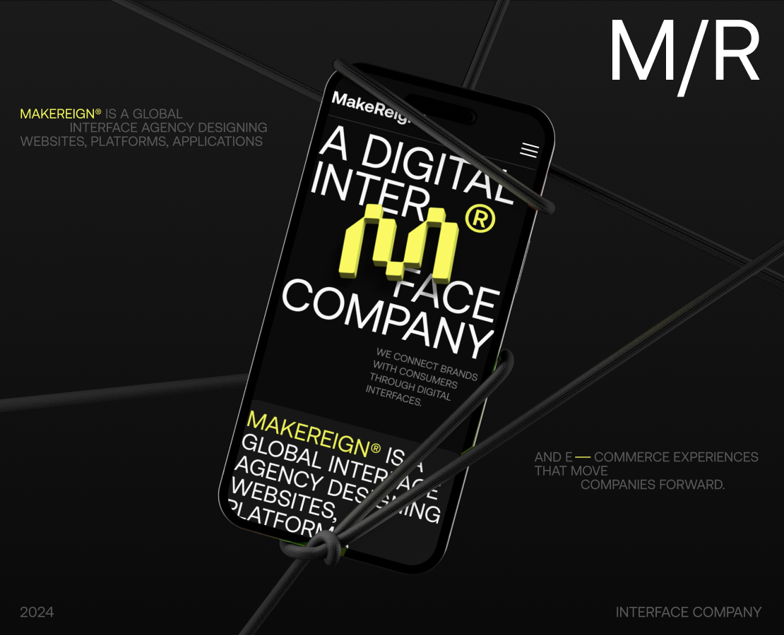 Website redesign Makereign company — Интерфейсы на Dprofile