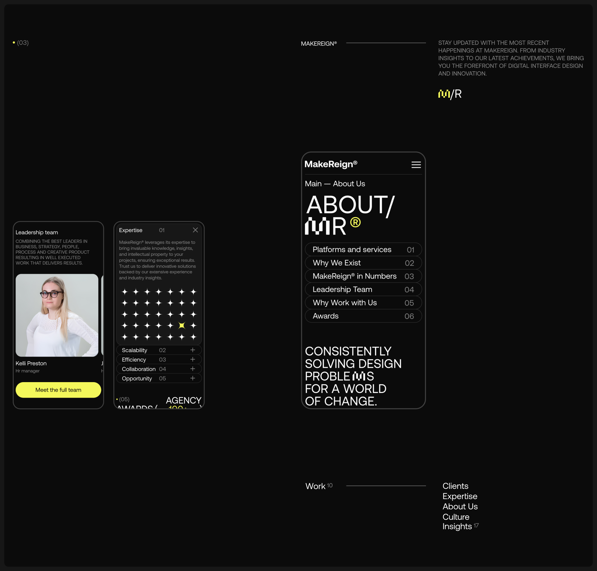 Website redesign Makereign company — Изображение №4 — Интерфейсы на Dprofile