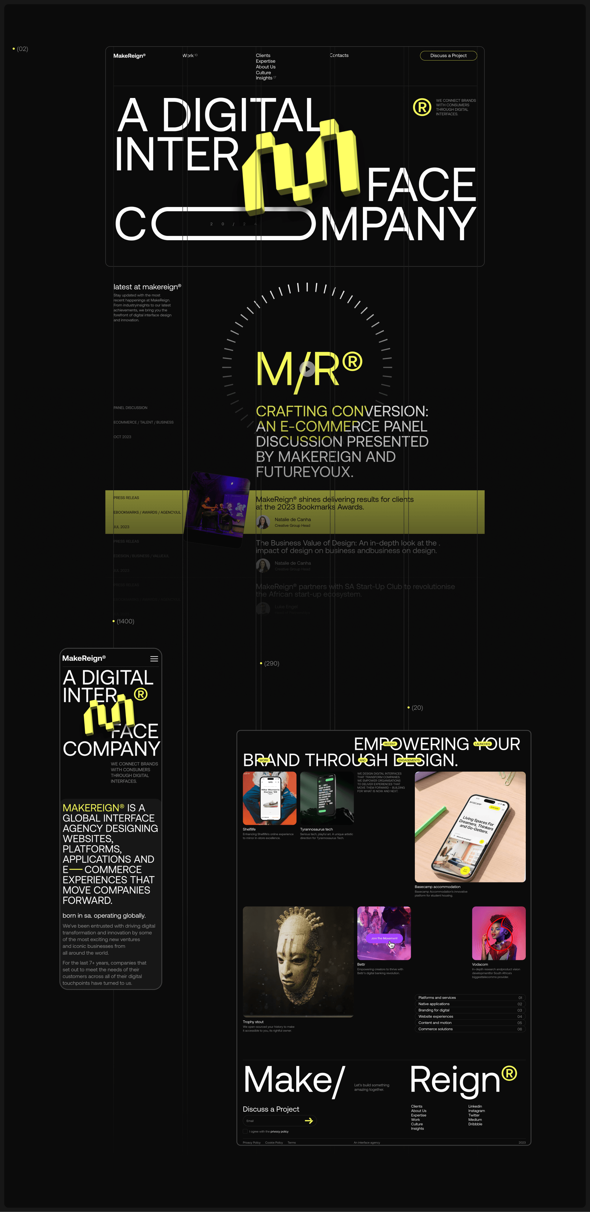 Website redesign Makereign company — Изображение №2 — Интерфейсы на Dprofile