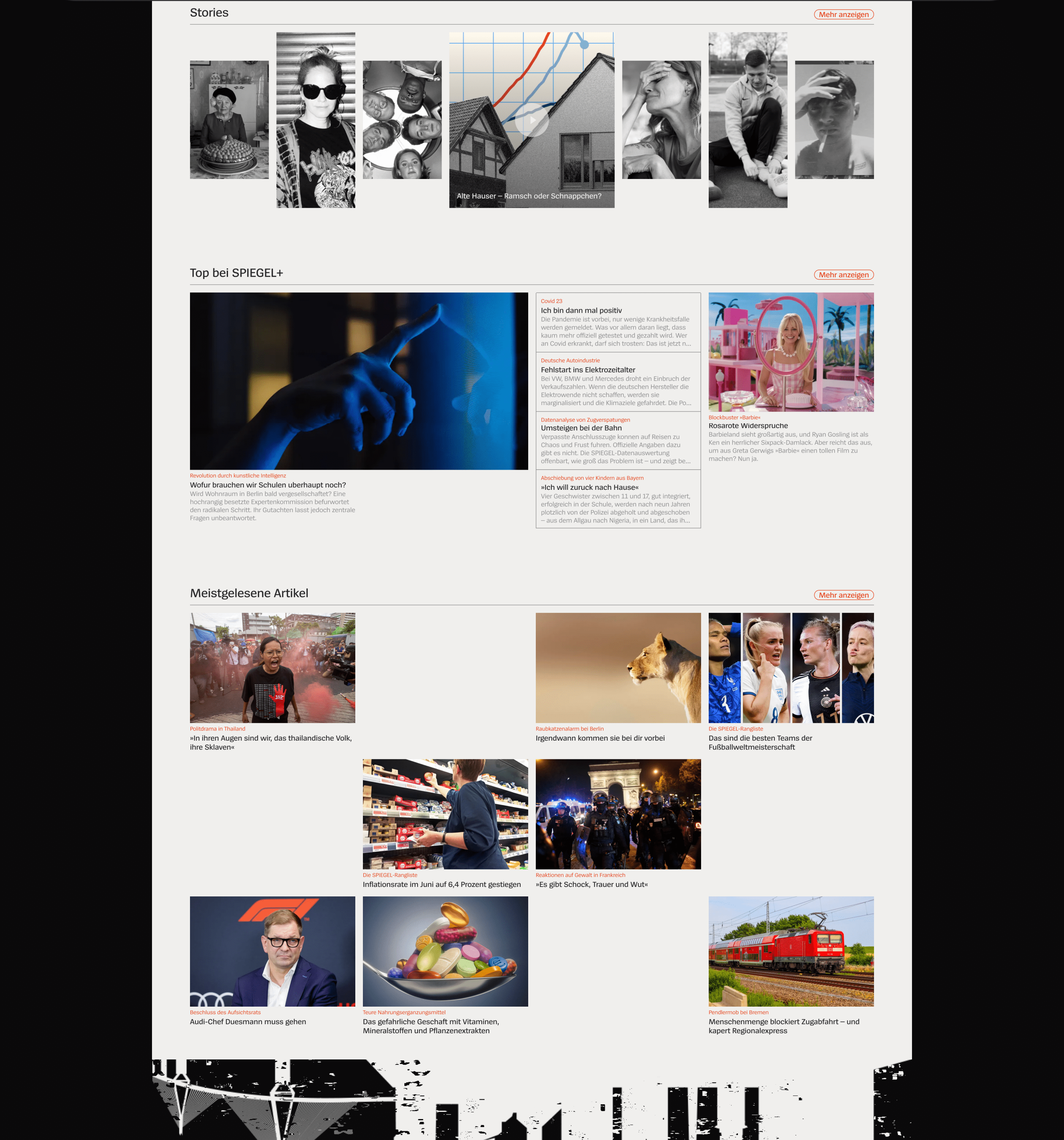 Der Spiegel / News Website Redesign — Изображение №2 — Интерфейсы, Графика на Dprofile