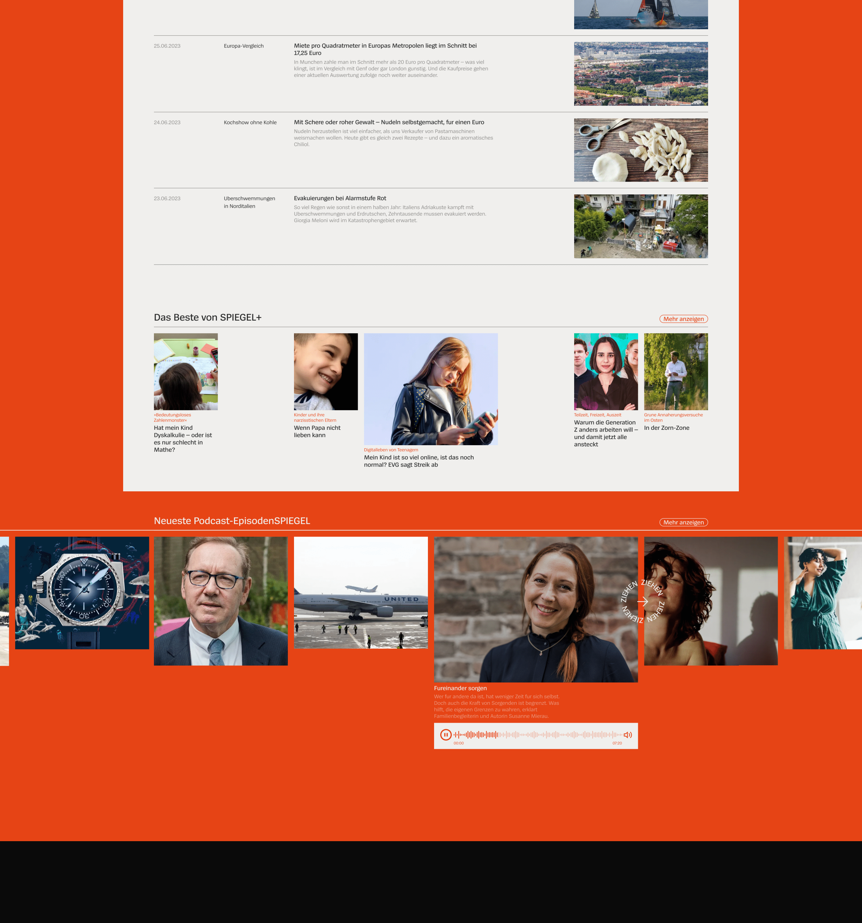 Der Spiegel / News Website Redesign — Изображение №4 — Интерфейсы, Графика на Dprofile