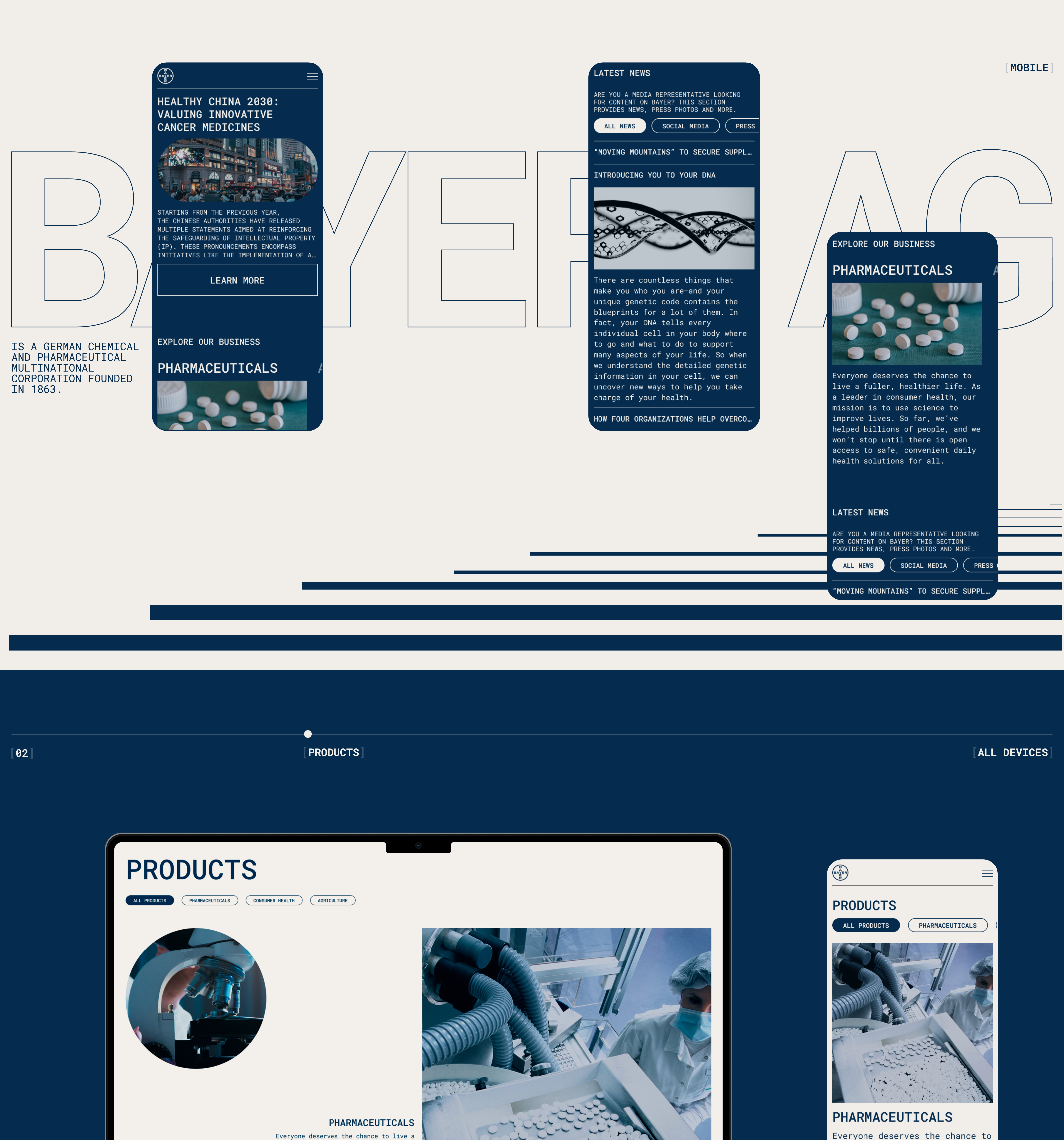 Bayer / Corporate website — Изображение №3 — Интерфейсы, Графика на Dprofile