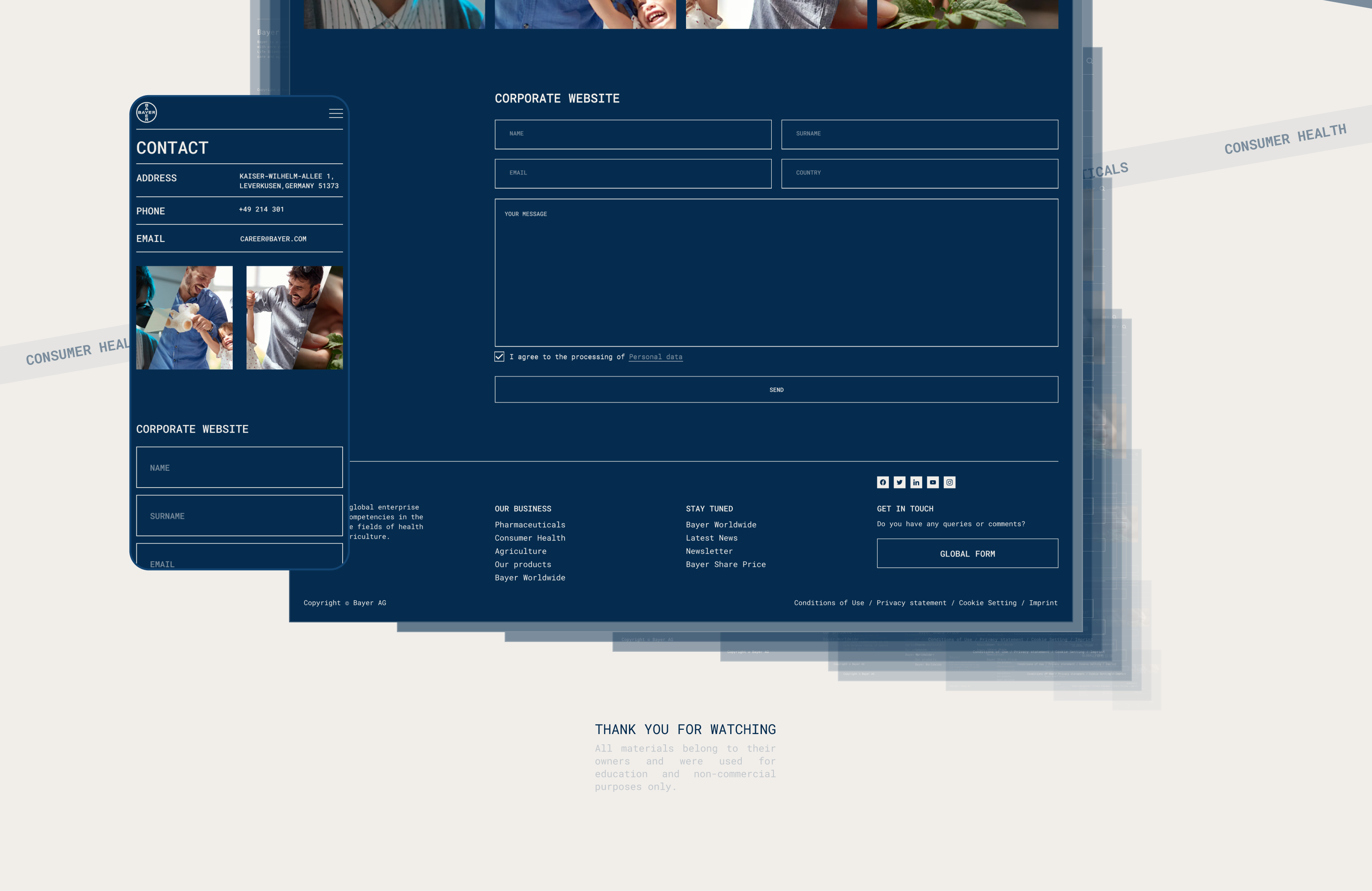 Bayer / Corporate website — Изображение №9 — Интерфейсы, Графика на Dprofile