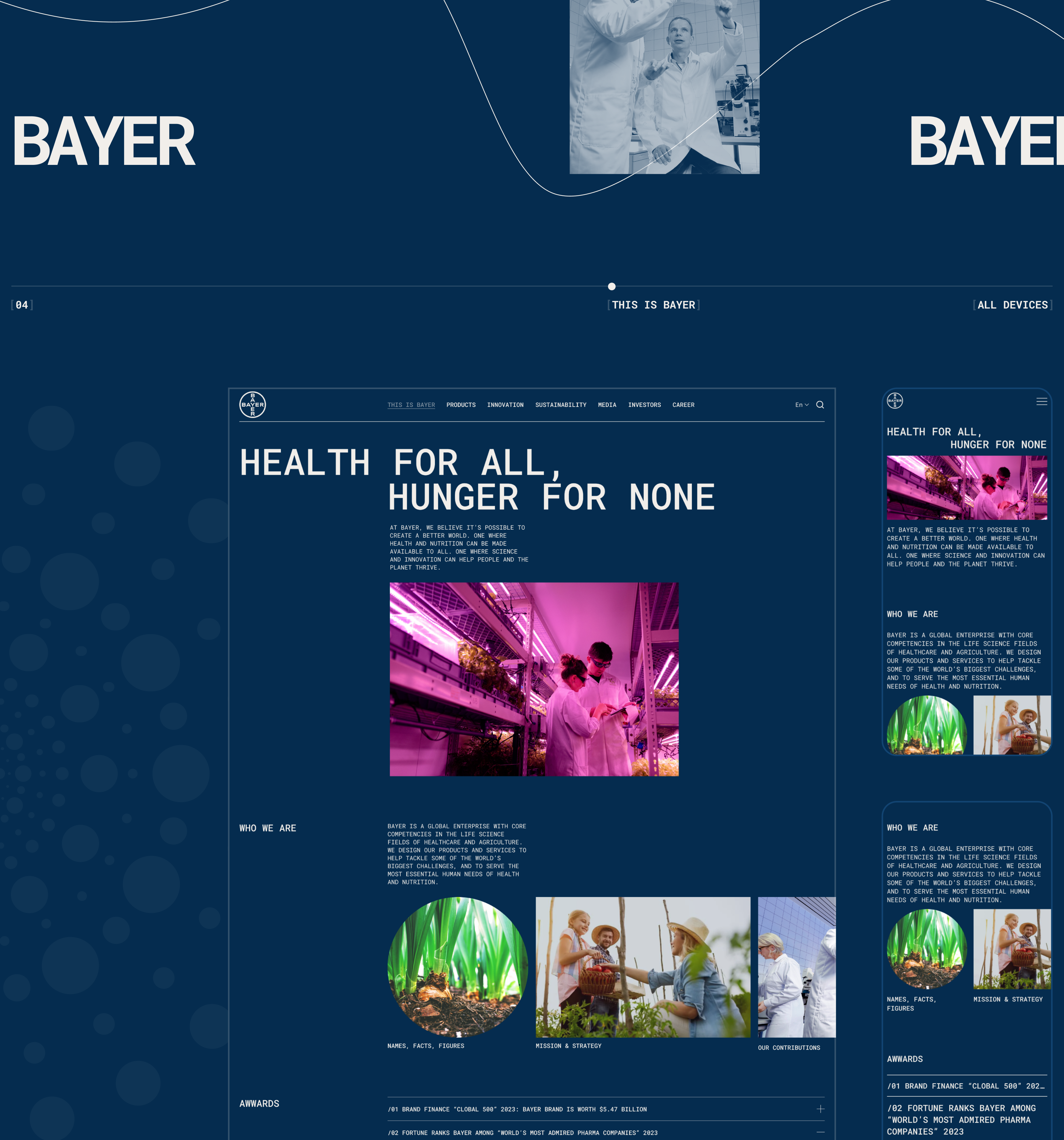 Bayer / Corporate website — Изображение №7 — Интерфейсы, Графика на Dprofile