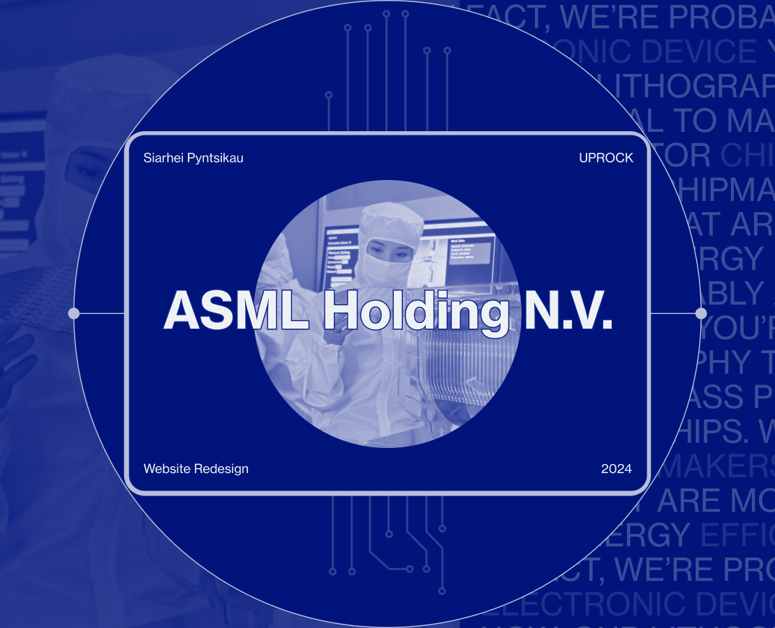 ASML / Corporate website — Интерфейсы на Dprofile