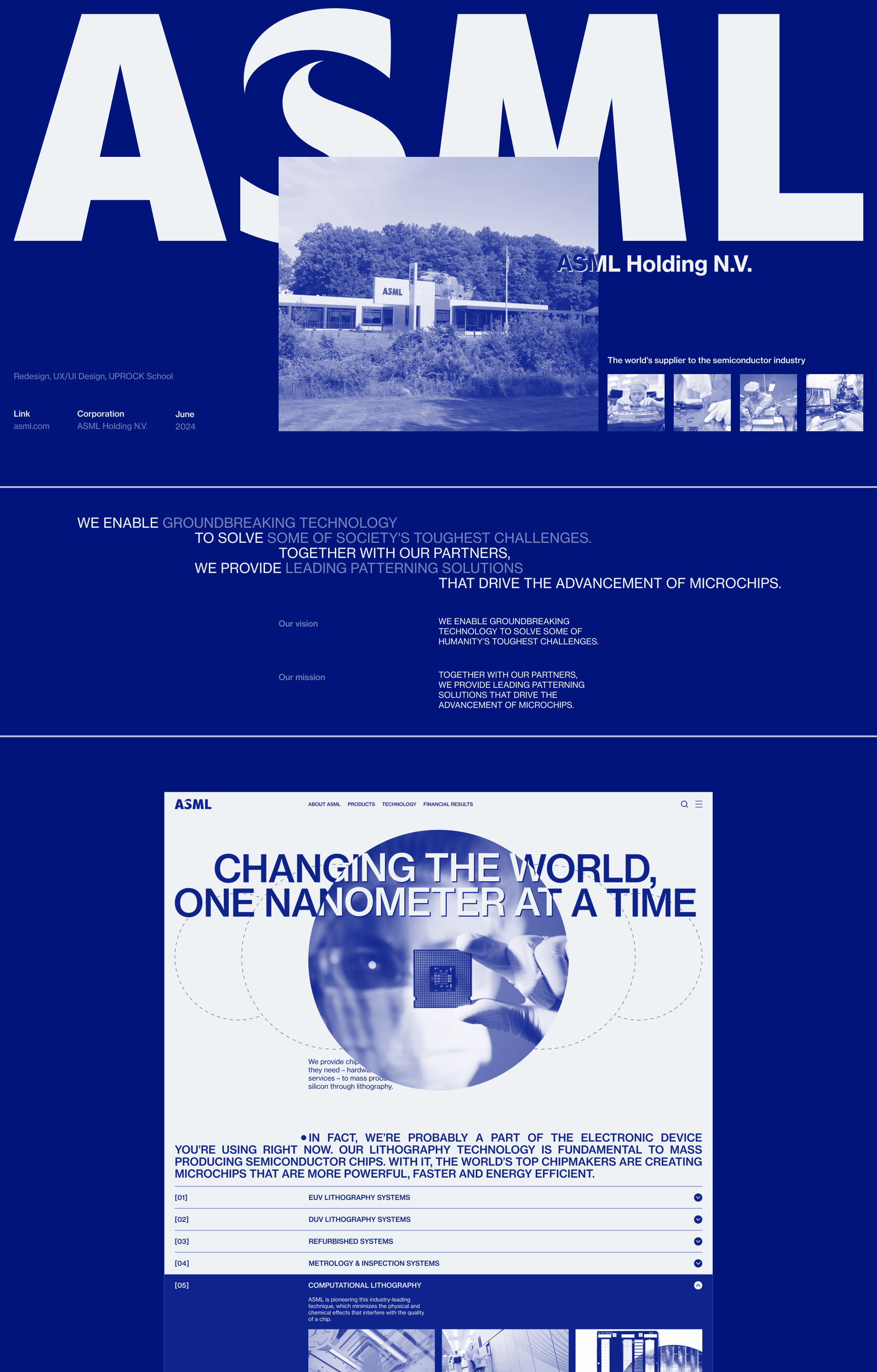 ASML / Corporate website — Изображение №1 — Интерфейсы на Dprofile