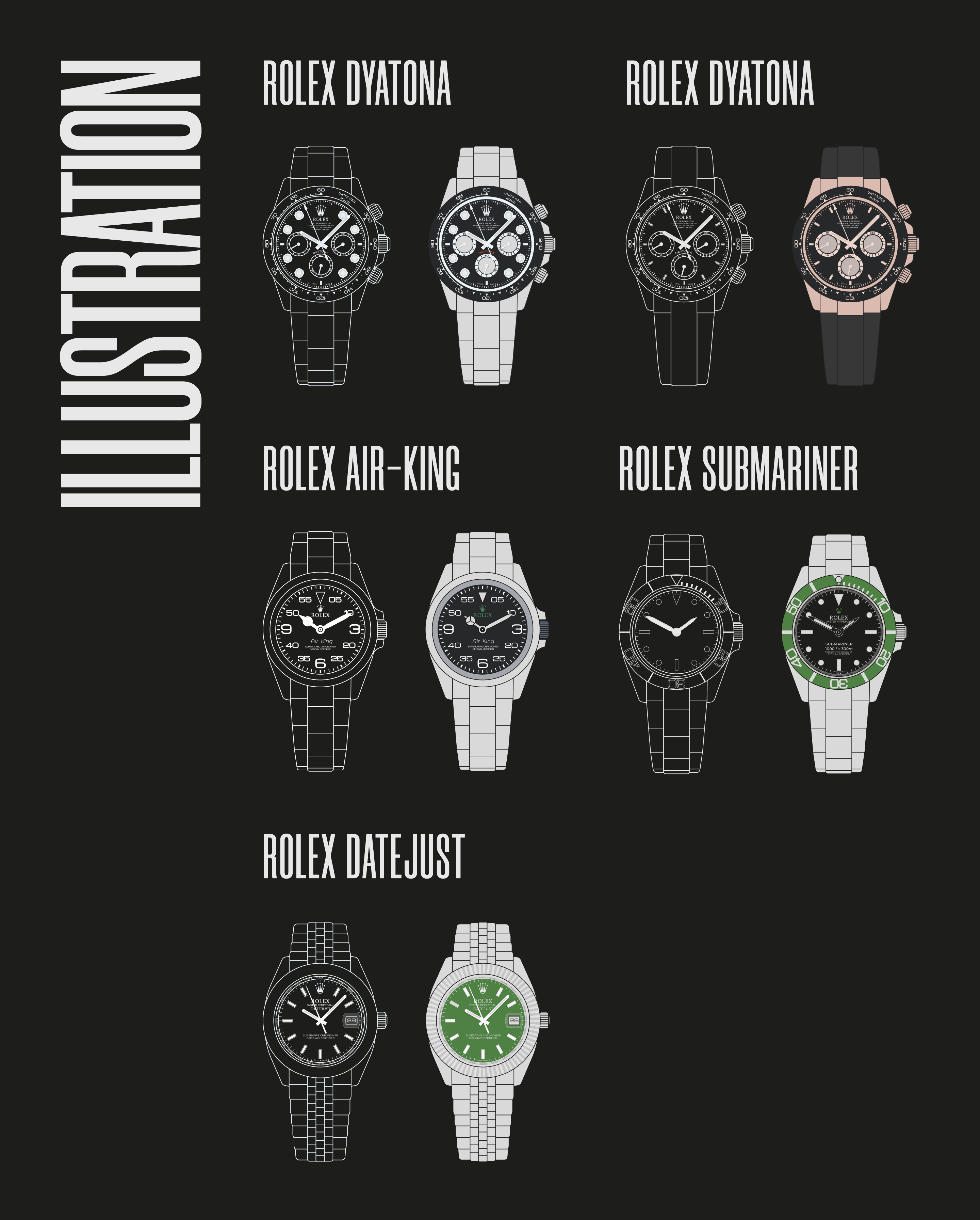 Longrid about the Rolex watch brand — Изображение №5 — Интерфейсы, Иллюстрация на Dprofile