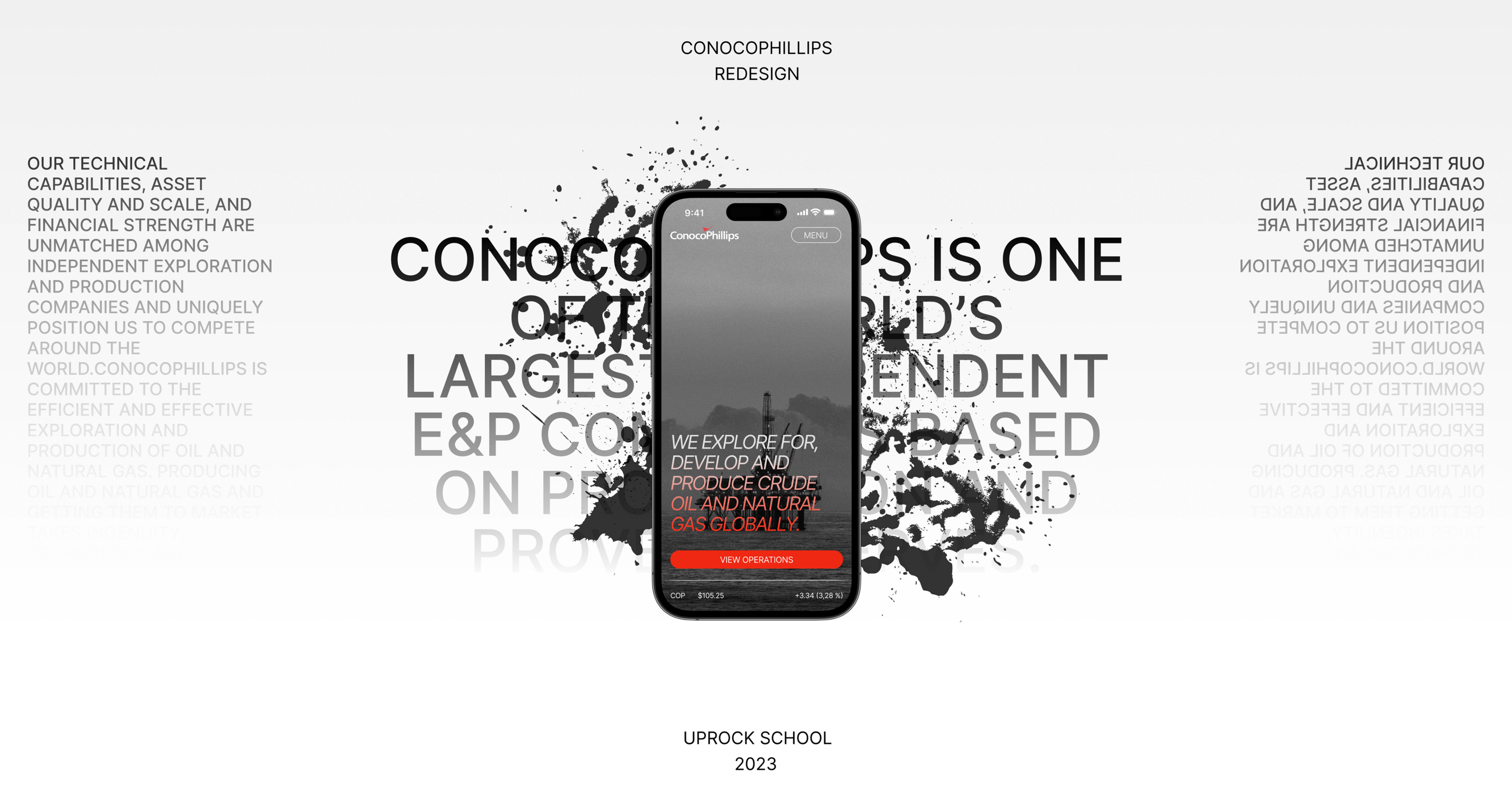 СonocoPhillips | Corporate website — Изображение №1 — Интерфейсы, Брендинг на Dprofile