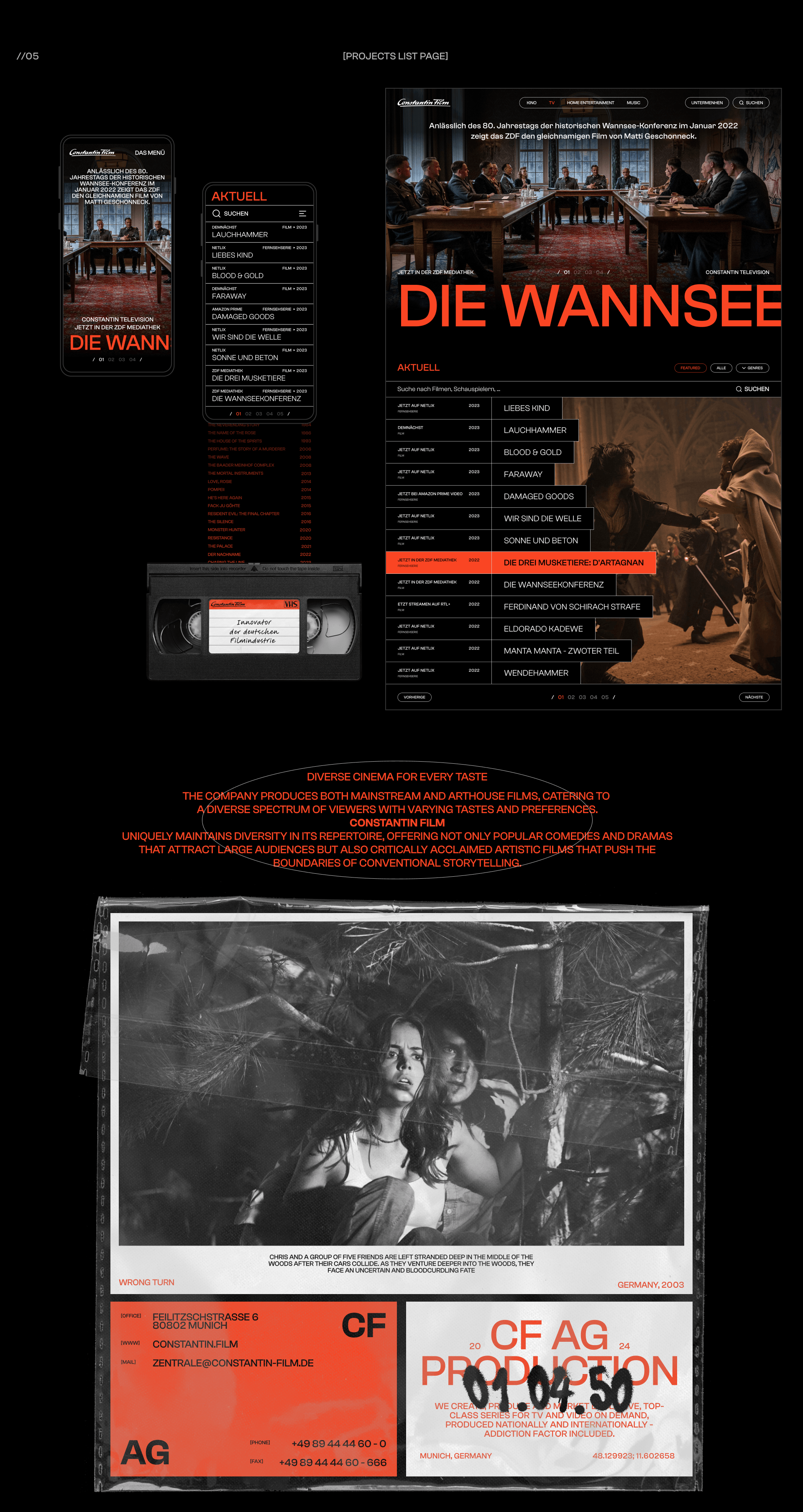 Сonstantin Film | Corporate website redesign — Изображение №8 — Интерфейсы, Графика на Dprofile