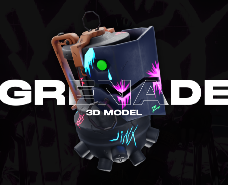 Grenade Jinx | 3D model — 3D на Dprofile