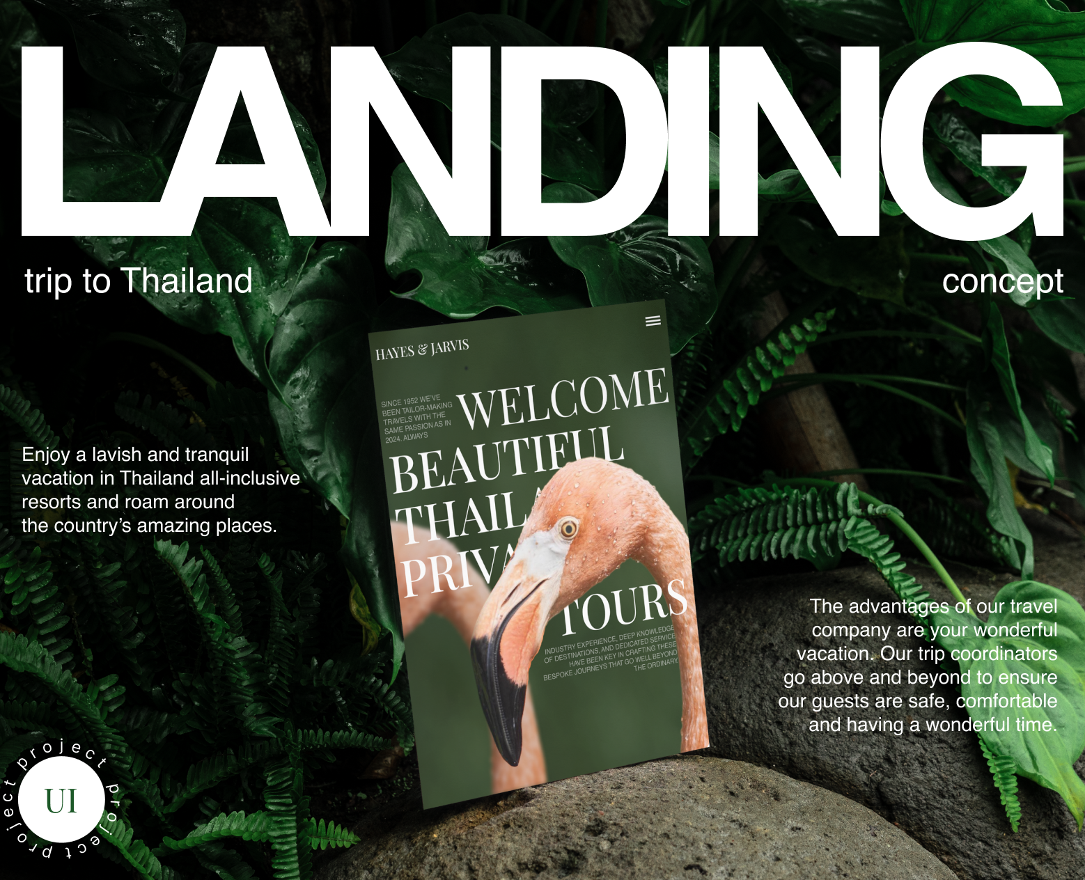 Trip to Thailand | Landing page на Dprofile
