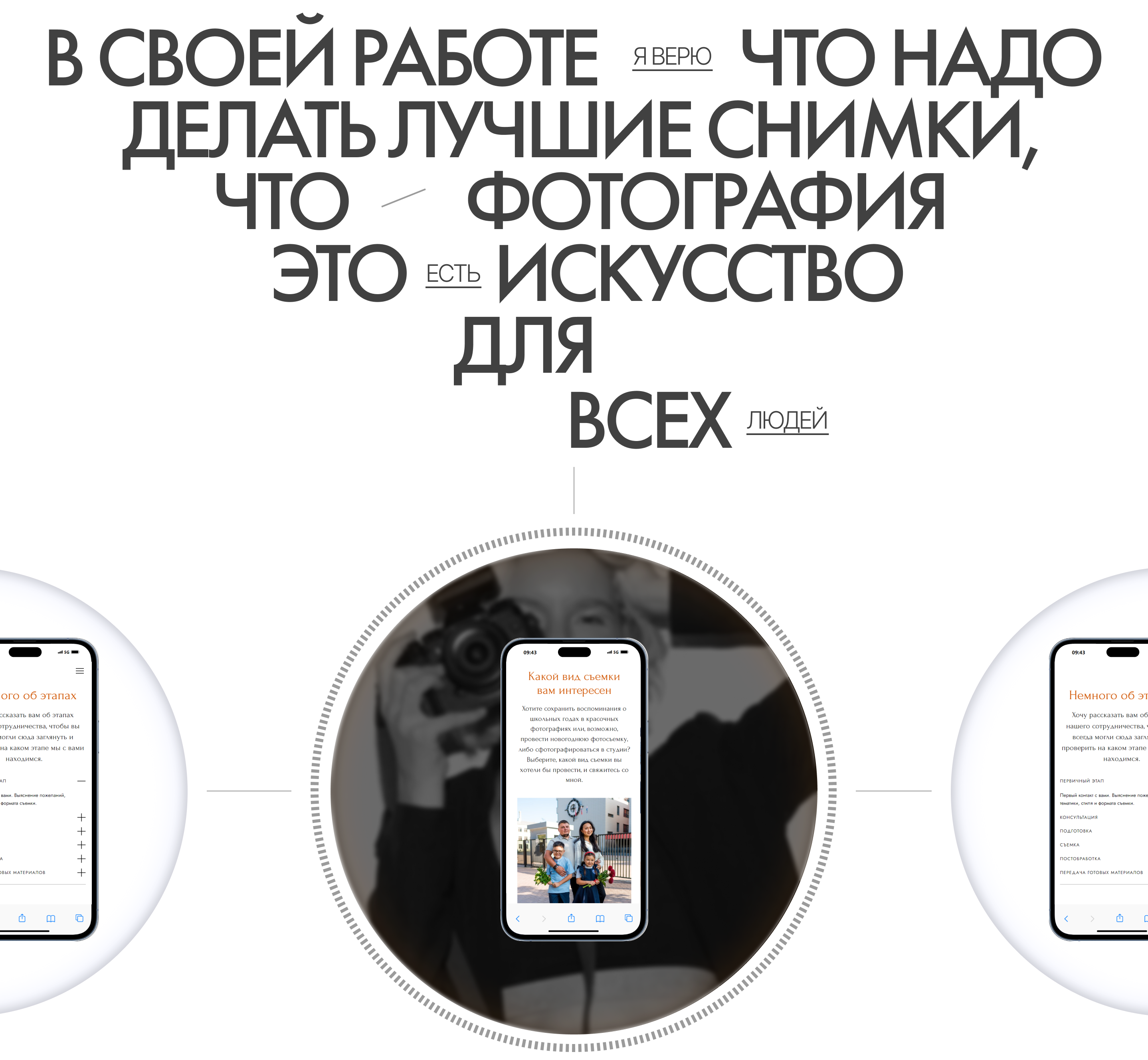 Вебсайт для фотографа — Изображение №5 — Интерфейсы на Dprofile