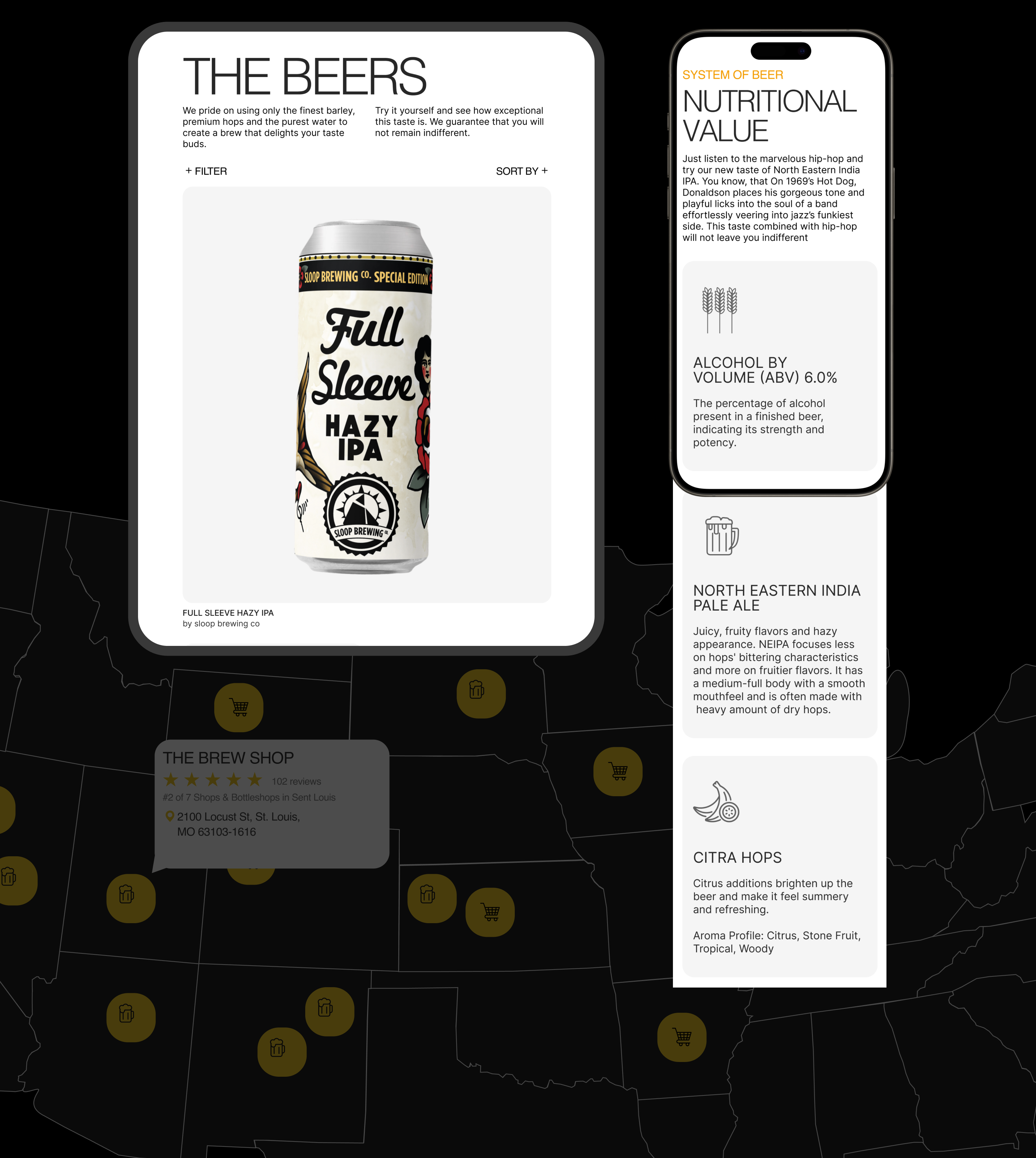 Brews|Corporate site — Изображение №9 — Интерфейсы на Dprofile
