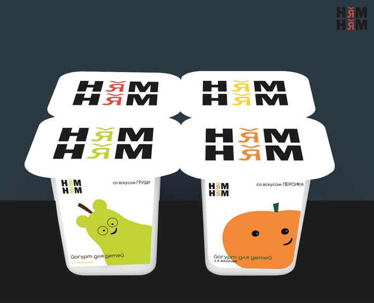 Разработка детского йогурта — Иллюстрация, Графика на Dprofile