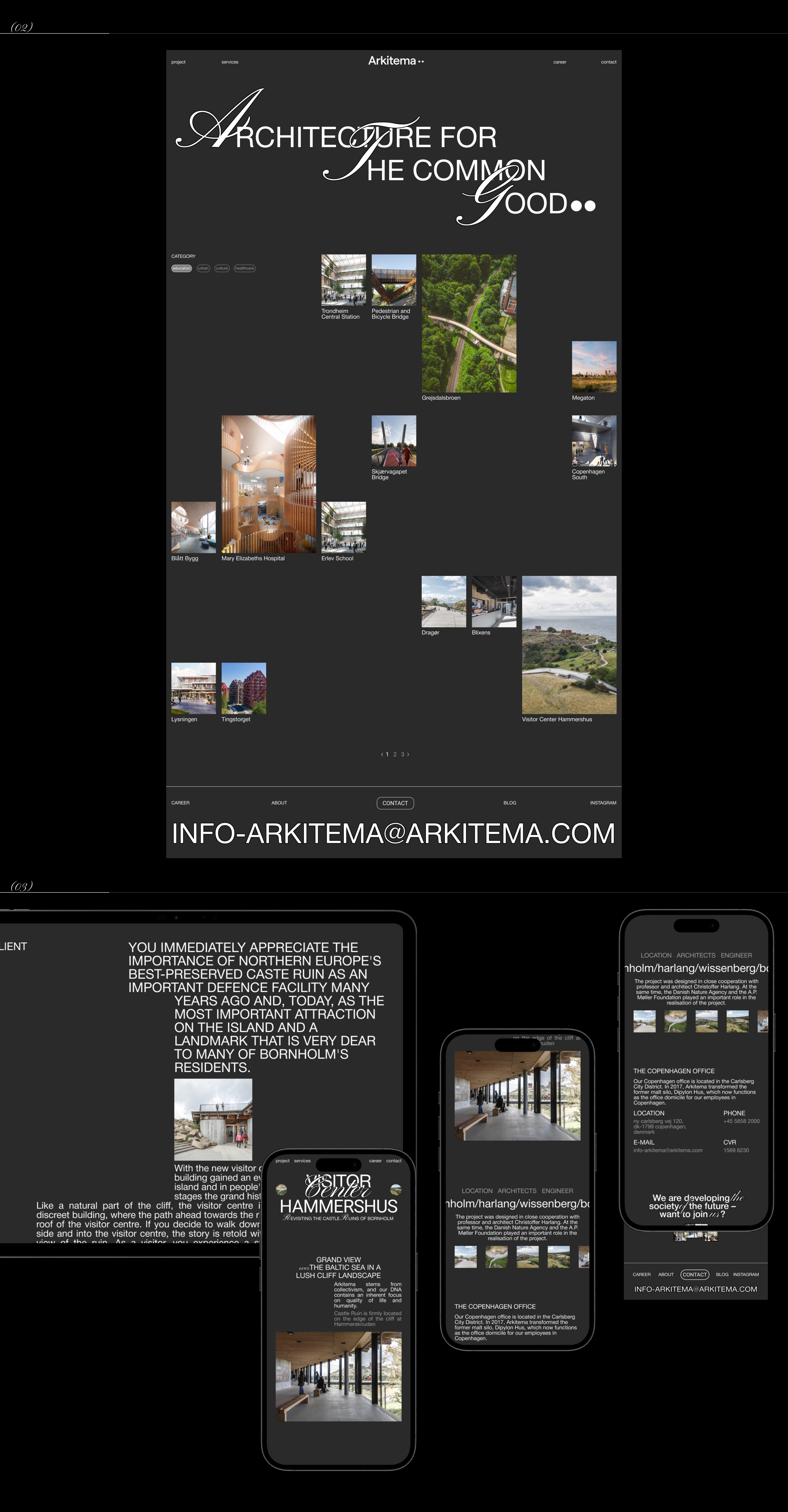 ARKITEMA | Corporate website Redesign — Изображение №6 — Интерфейсы на Dprofile