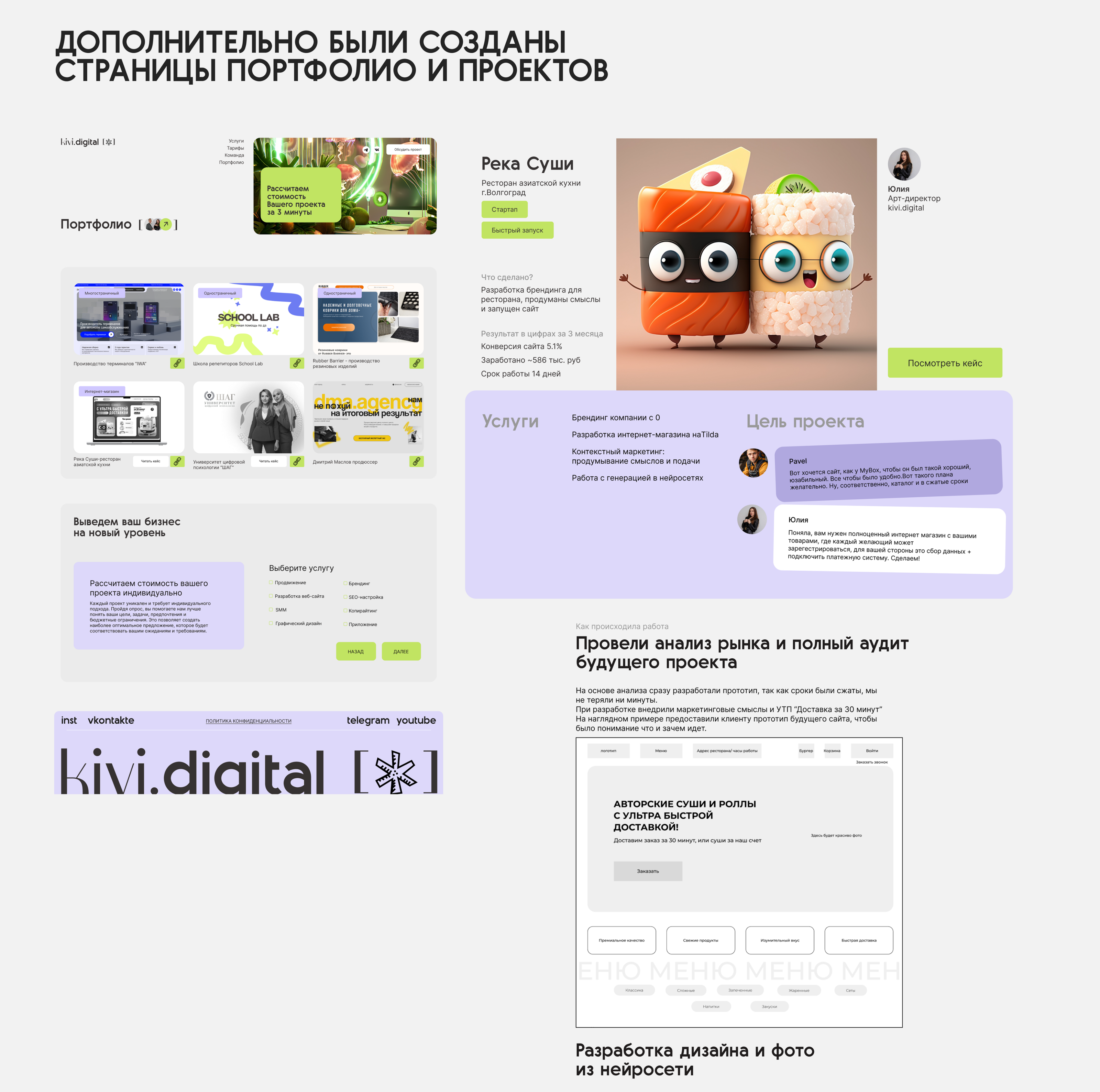 Landing Page / веб-дизайн для агентства / сайт на Tilda — Изображение №3 — Интерфейсы на Dprofile