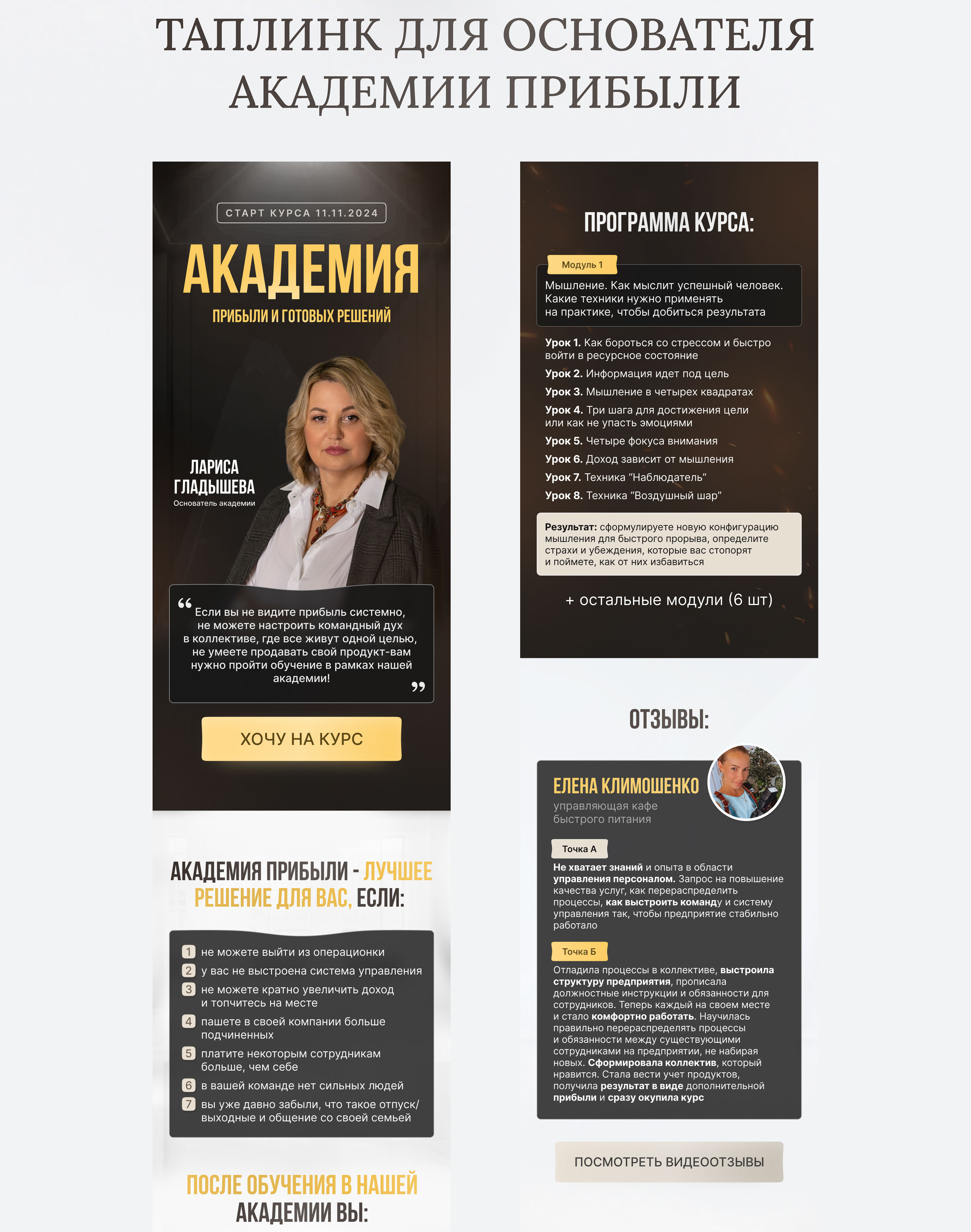 Таплинк для экперта | бизнеса | Taplink курс — Изображение №9 — Интерфейсы, Графика на Dprofile