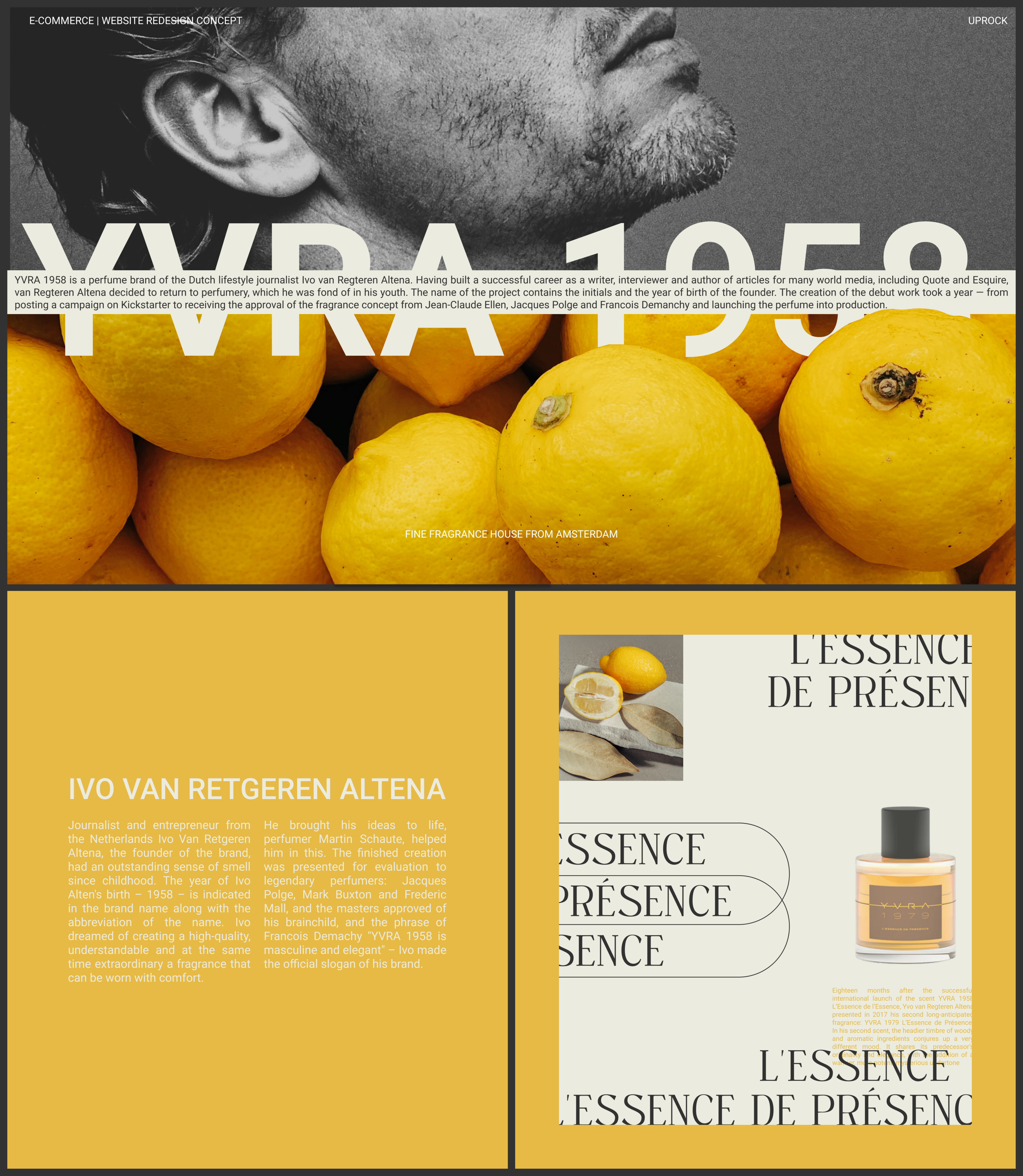 YVRA 1958 | Интернет-магазин. Редизайн — Изображение №1 — Интерфейсы на Dprofile