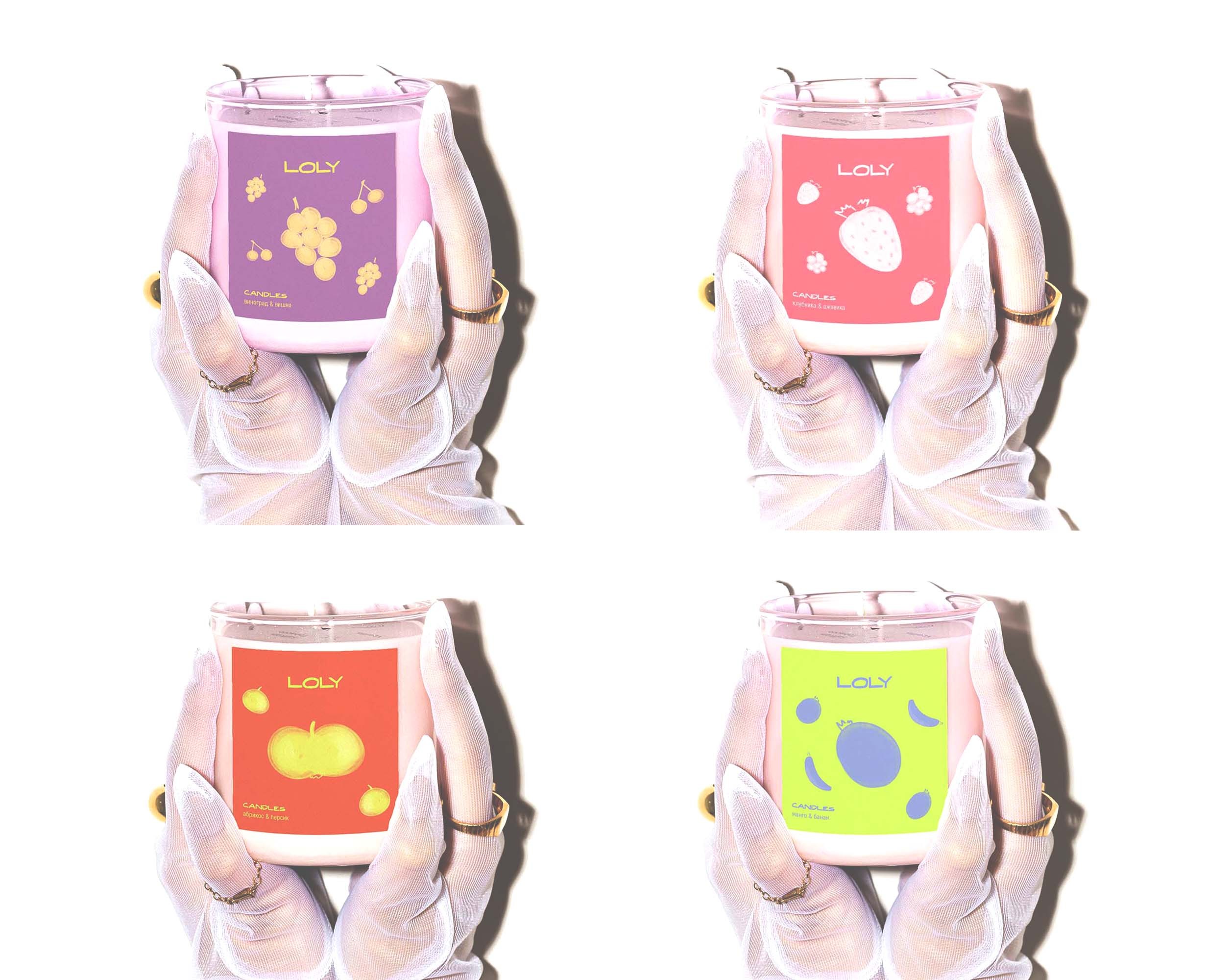 LOLY | Brand Identity & packing | Candles — Брендинг на Dprofile