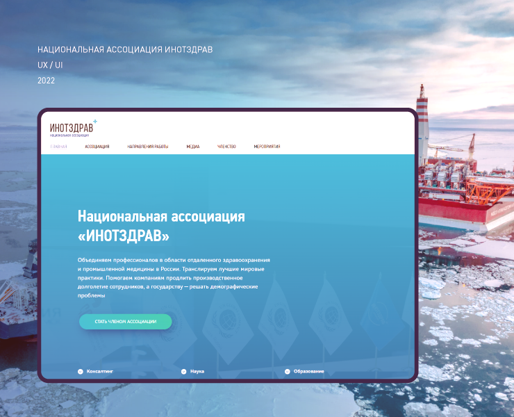 Ассоциация «ИНОТЗДРАВ» — Интерфейсы на Dprofile