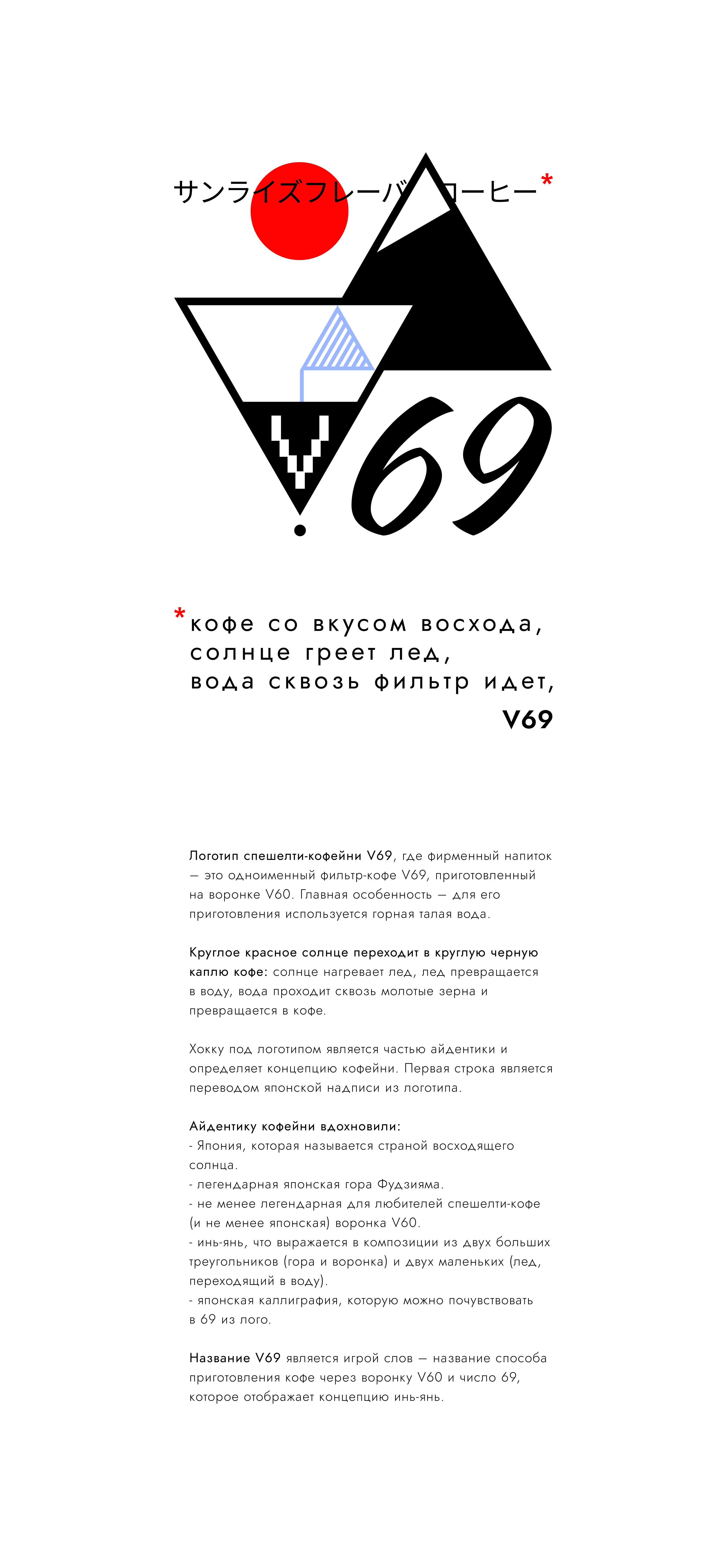 Логотип и нейминг спешелти-кофейни V69 — Изображение №1 — Брендинг, Графика на Dprofile