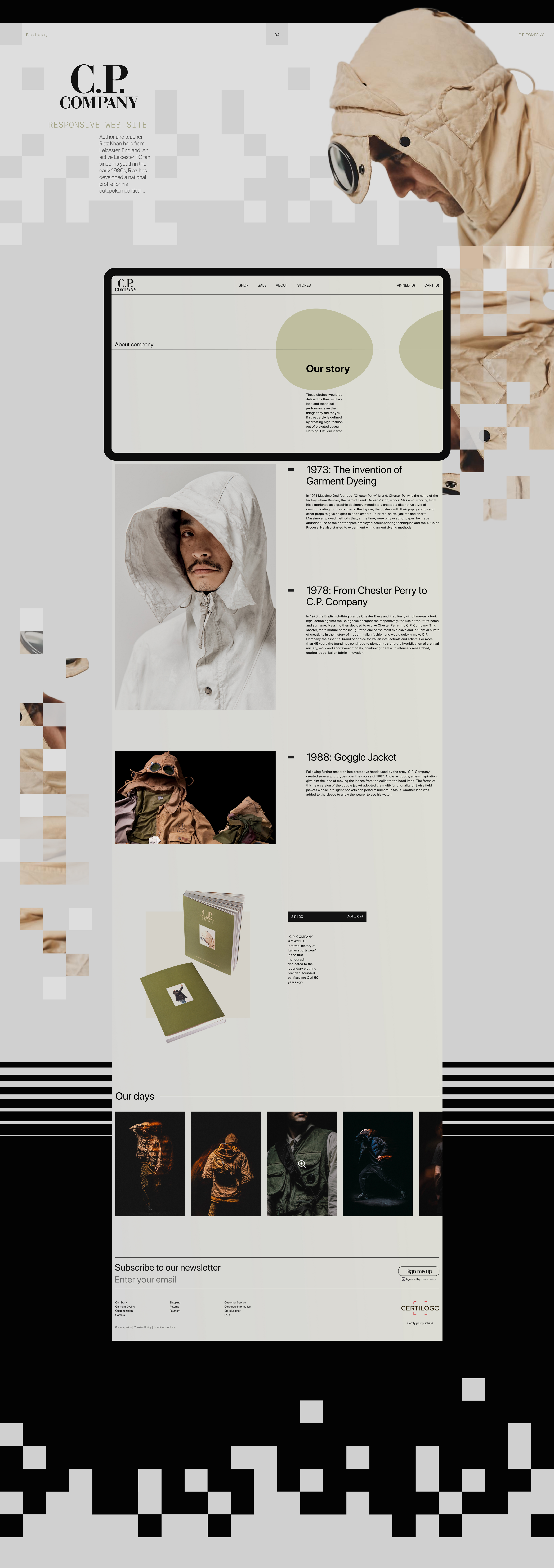 C.P. COMPANY | E-commerce | Website concept — Изображение №8 — Интерфейсы на Dprofile