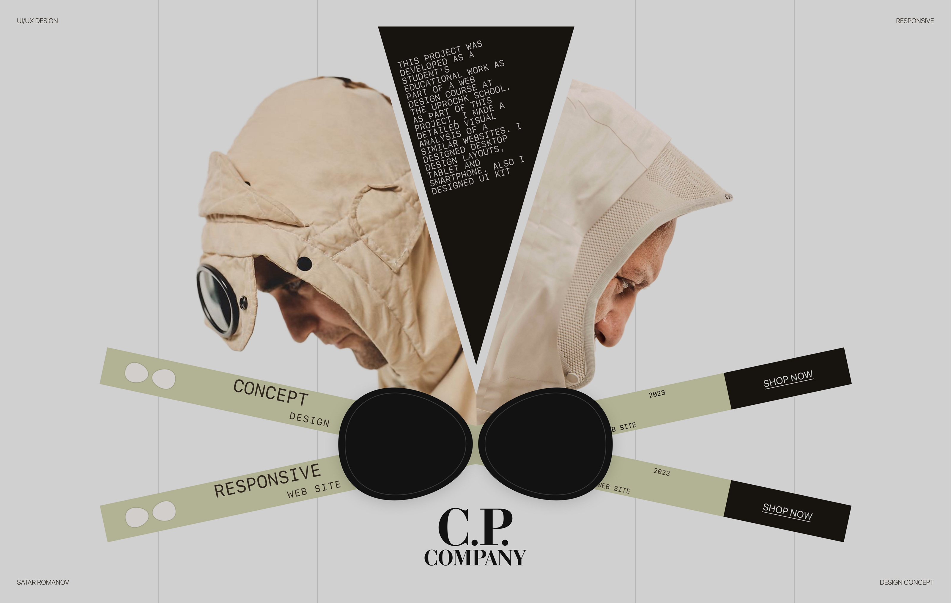 C.P. COMPANY | E-commerce | Website concept — Изображение №1 — Интерфейсы на Dprofile