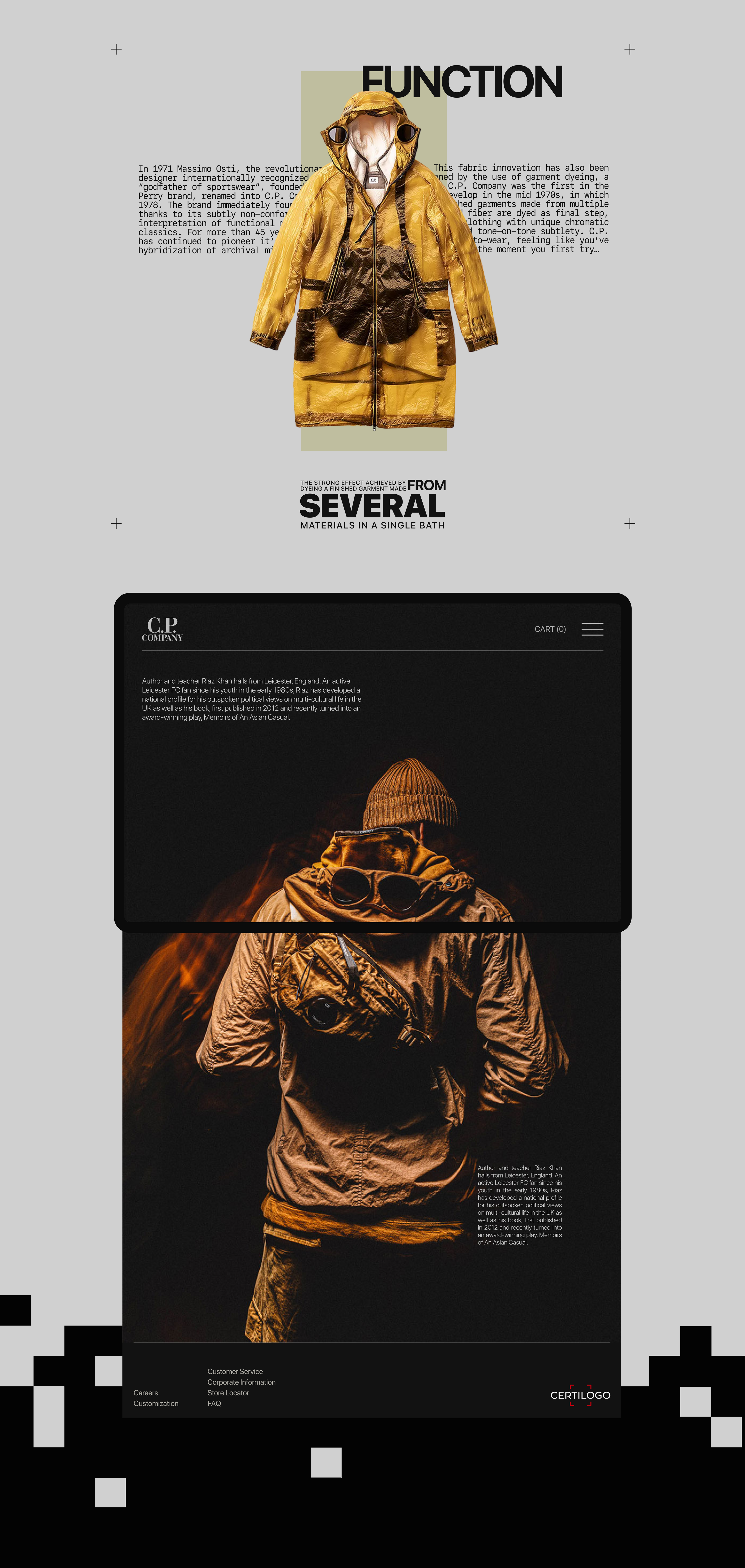 C.P. COMPANY | E-commerce | Website concept — Изображение №9 — Интерфейсы на Dprofile