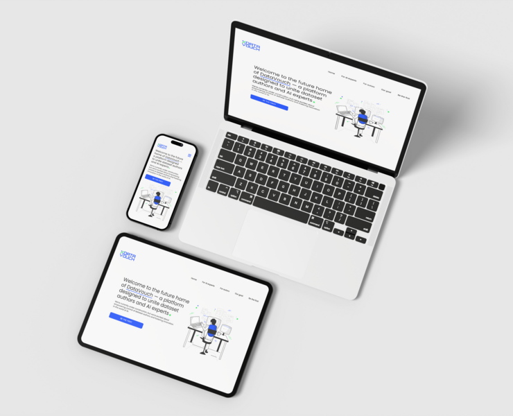 DataVouch | Визуальный стиль и веб-дизайн — Интерфейсы, Брендинг на Dprofile