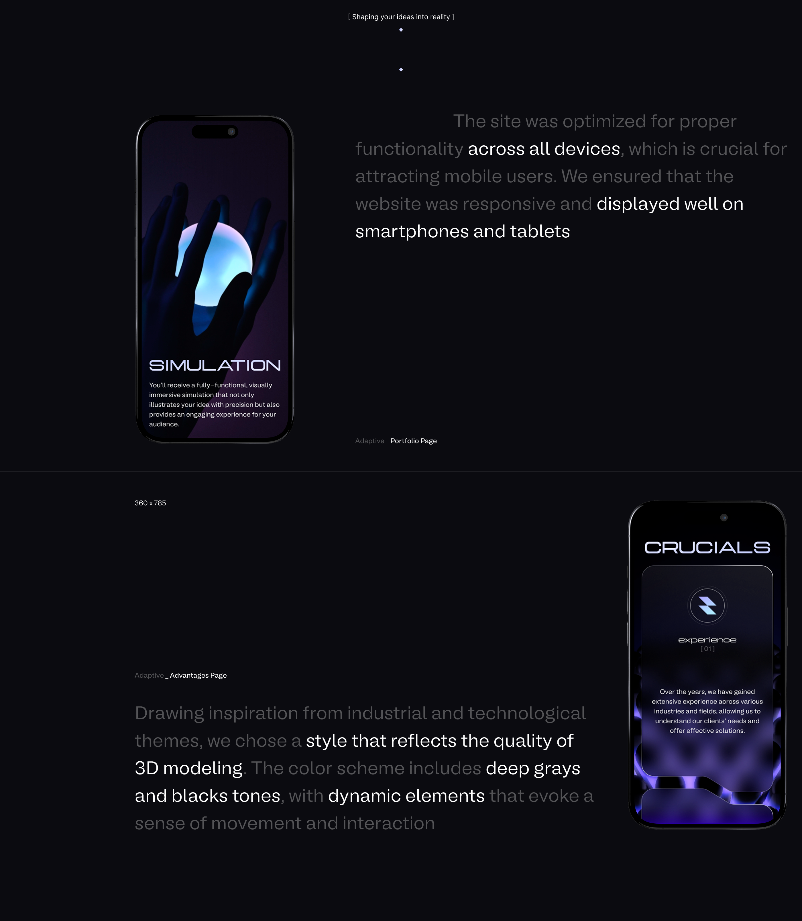 shapeforge • Landing Page — Изображение №5 — Интерфейсы на Dprofile