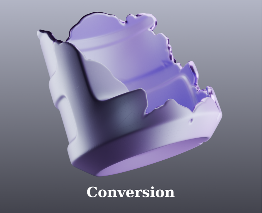 Сonversion \ Personal project — 3D, Анимация на Dprofile
