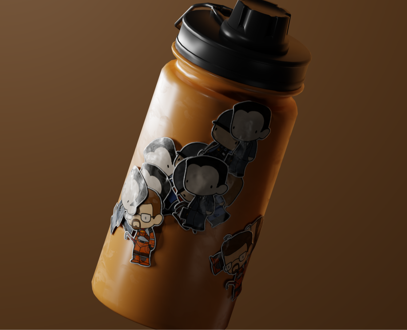 Sticker Animation / study Houdini — 3D, Анимация на Dprofile