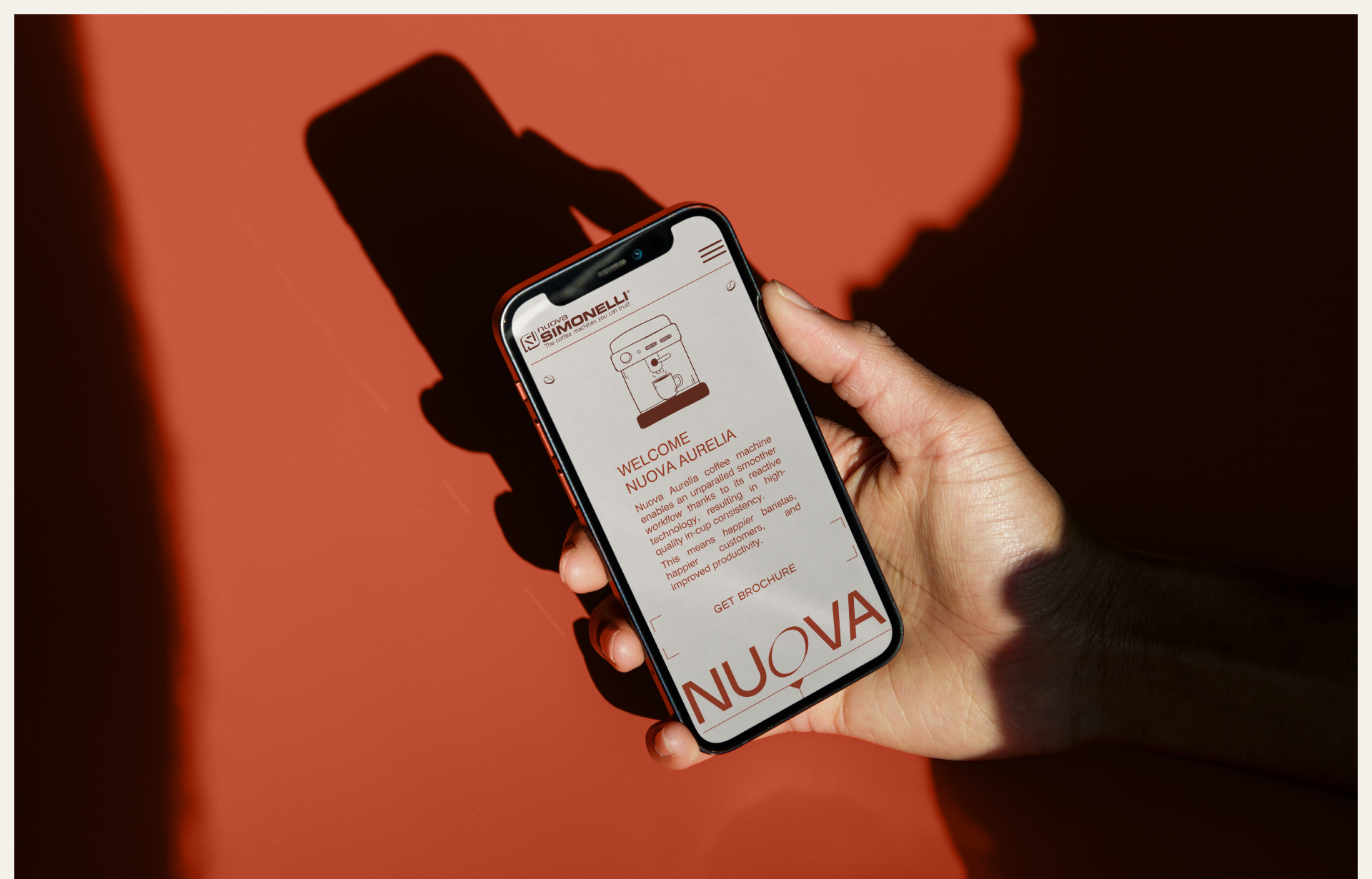 NUOVA SIMONELLI | Landing page redesign project — Изображение №9 — Интерфейсы на Dprofile