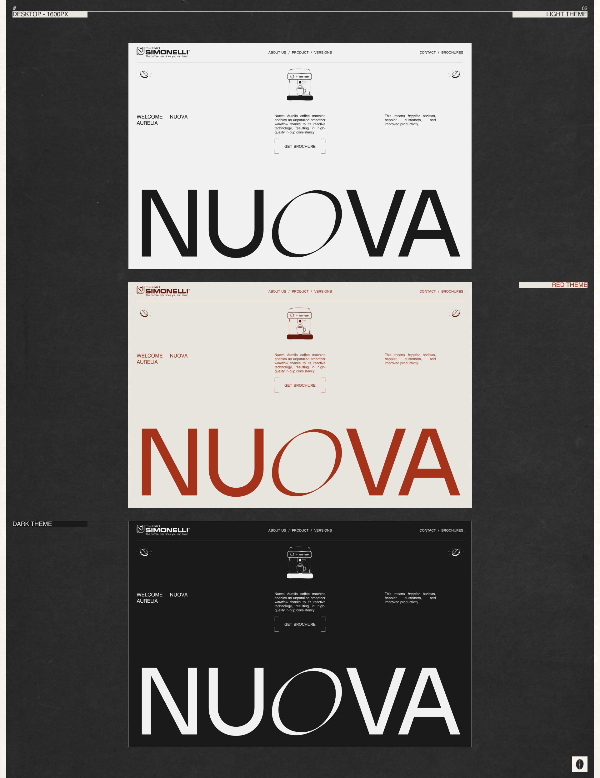 NUOVA SIMONELLI | Landing page redesign project — Изображение №2 — Интерфейсы на Dprofile