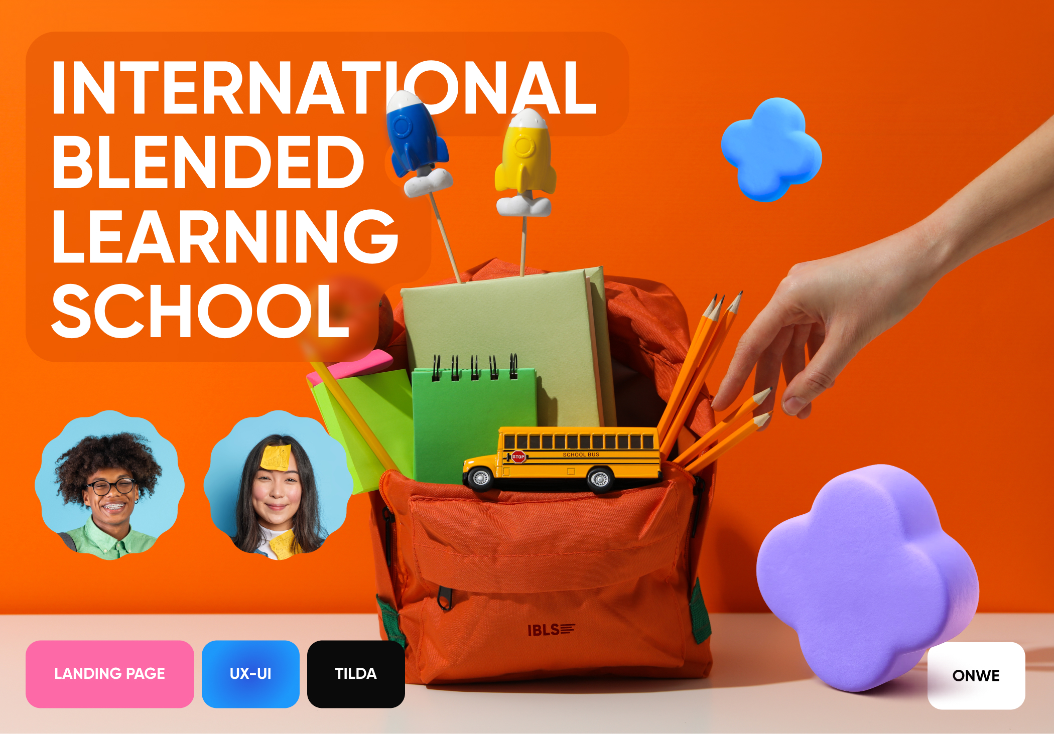 IBLS | Websites for EdTech Platform — Изображение №1 — Интерфейсы на Dprofile