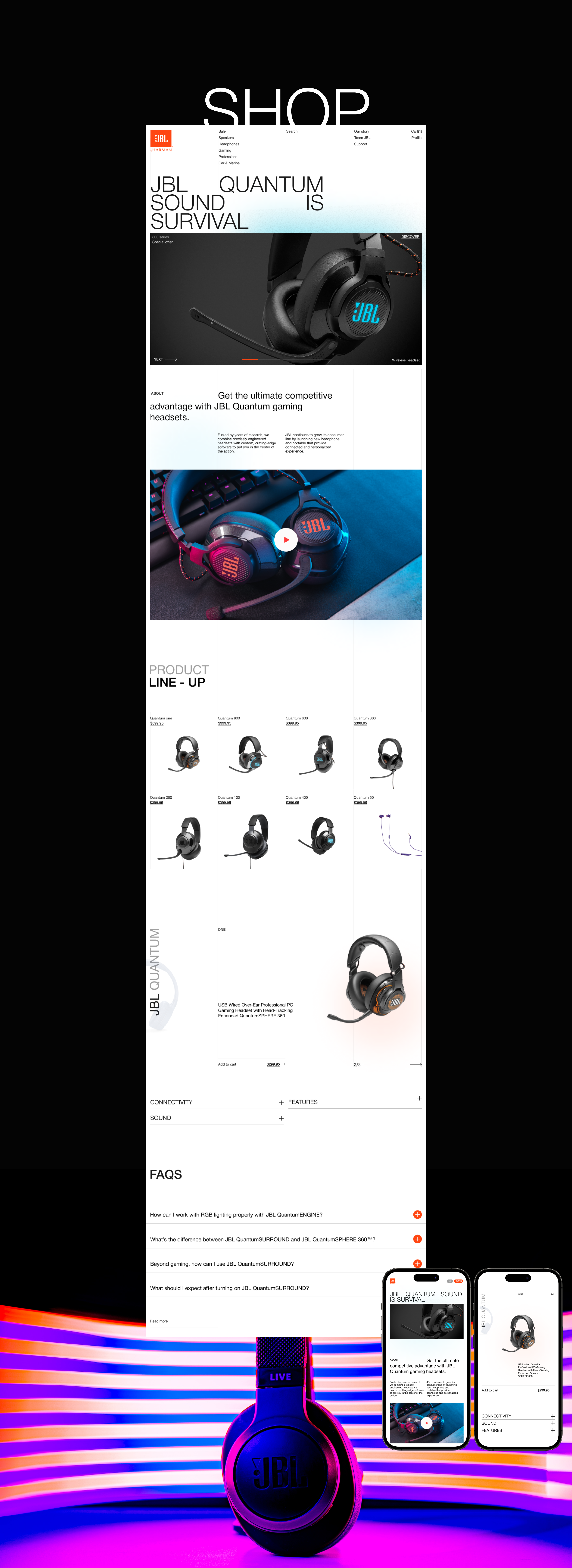 Jbl - Ecommerce redesign — Изображение №5 — Интерфейсы на Dprofile