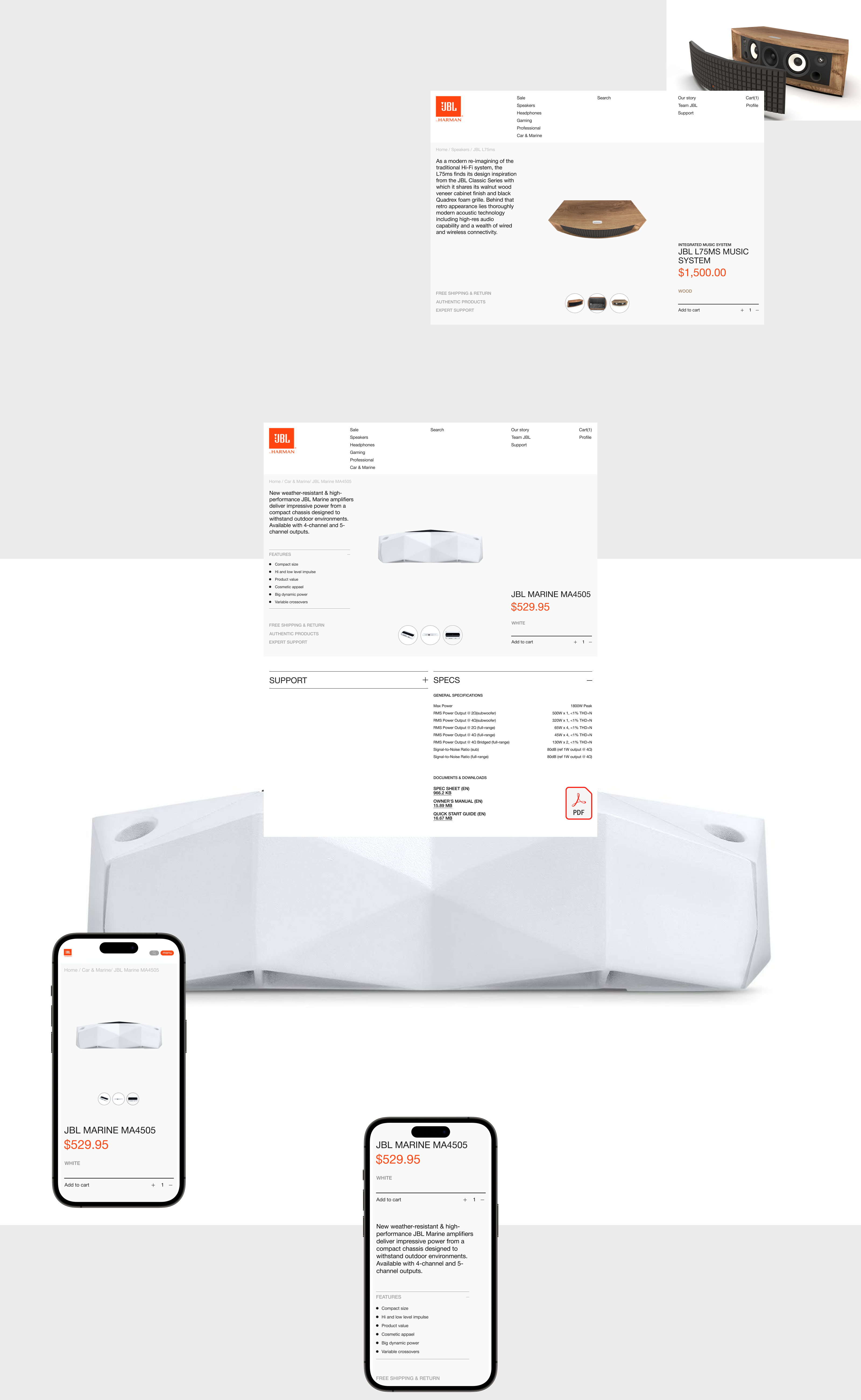 Jbl - Ecommerce redesign — Изображение №8 — Интерфейсы на Dprofile