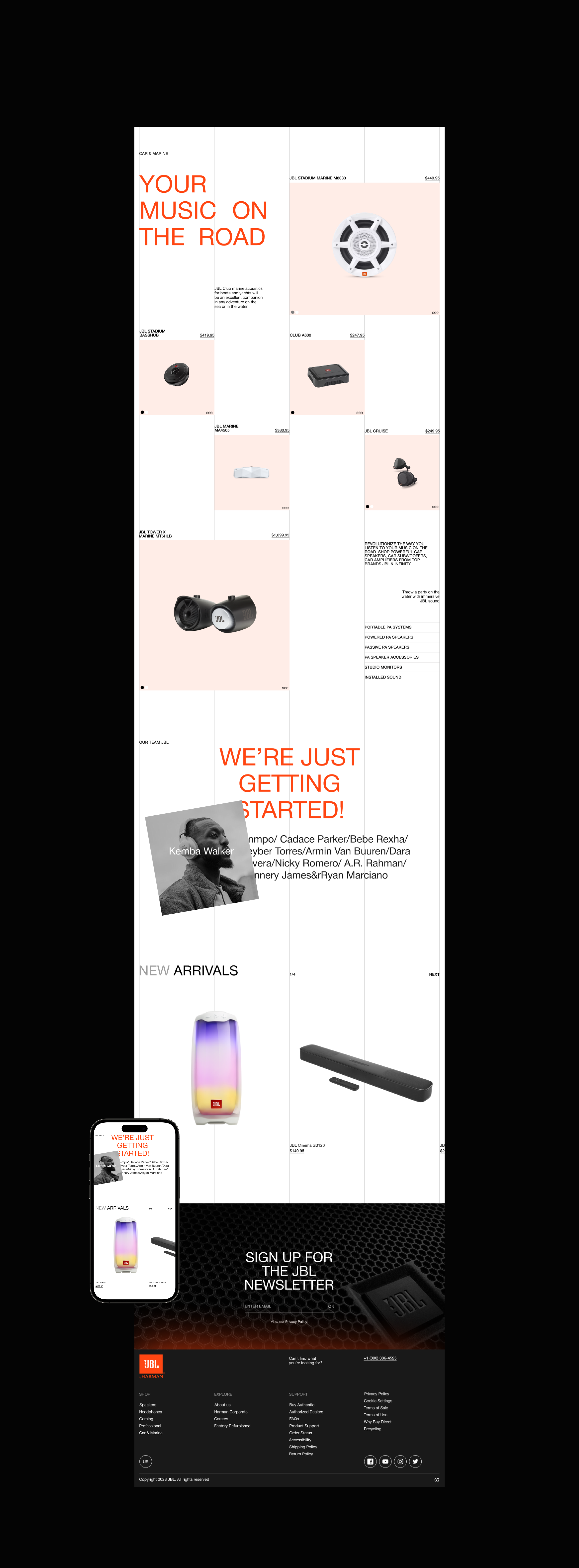 Jbl - Ecommerce redesign — Изображение №4 — Интерфейсы на Dprofile