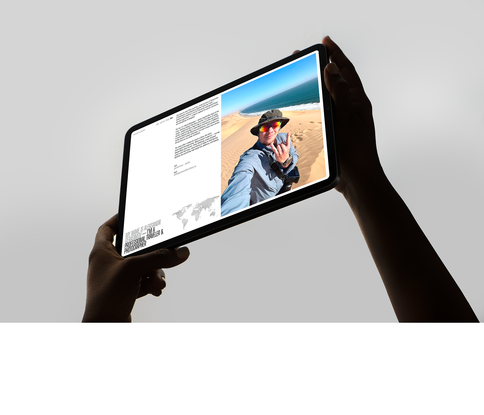 Travel&Photo портфолио — Изображение №10 — Интерфейсы на Dprofile
