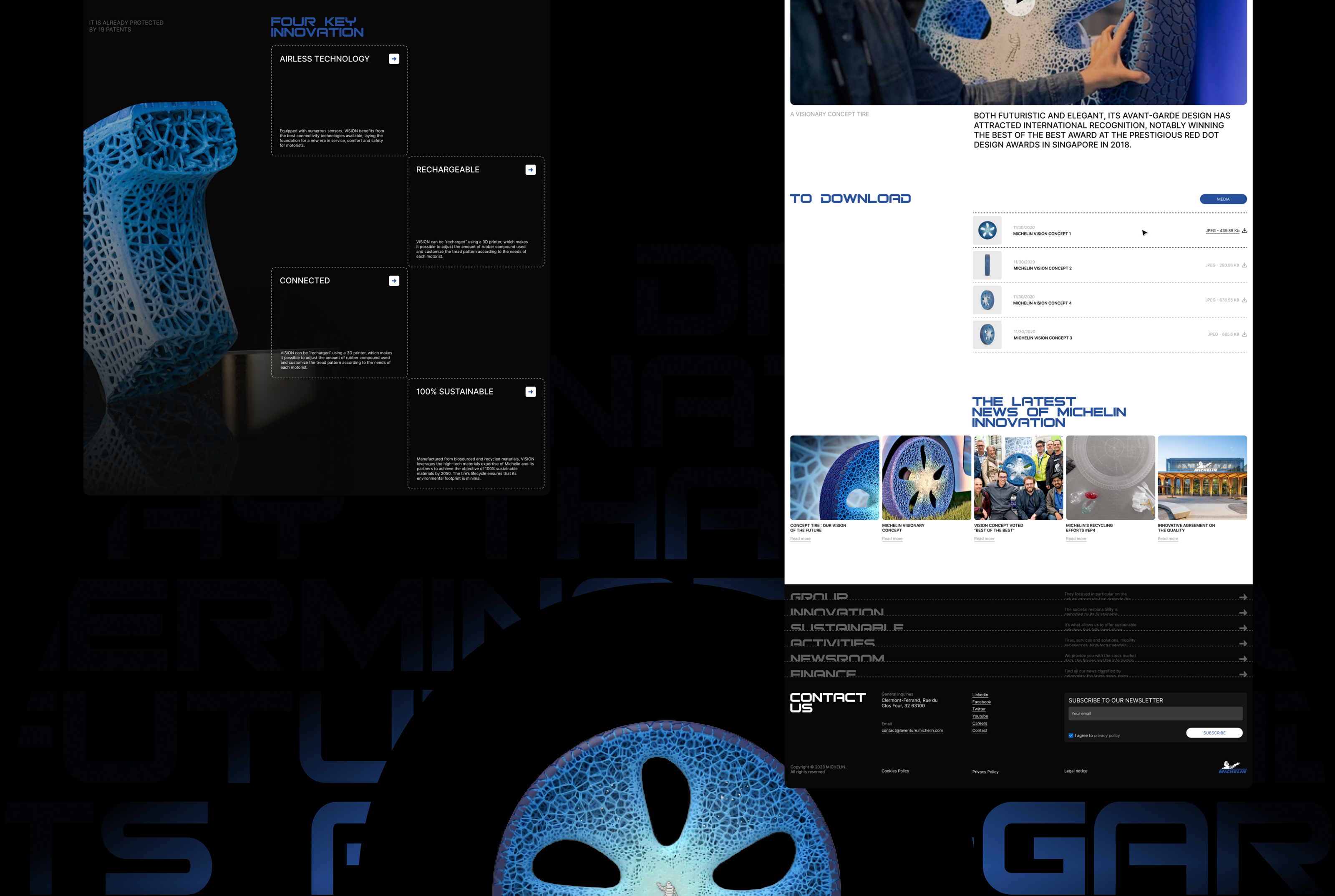 Michelin Corporate website — Изображение №8 — Интерфейсы на Dprofile