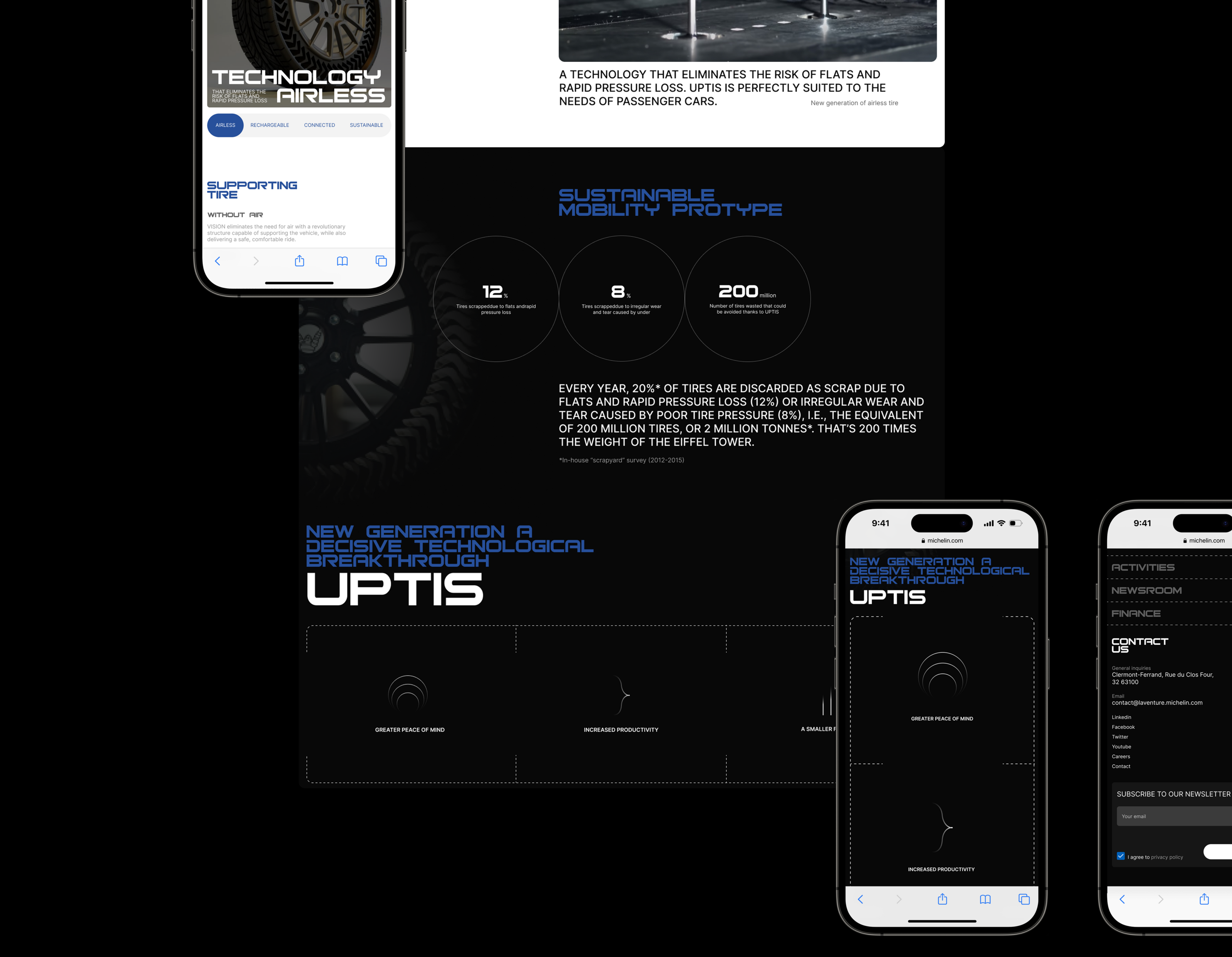 Michelin Corporate website — Изображение №11 — Интерфейсы на Dprofile