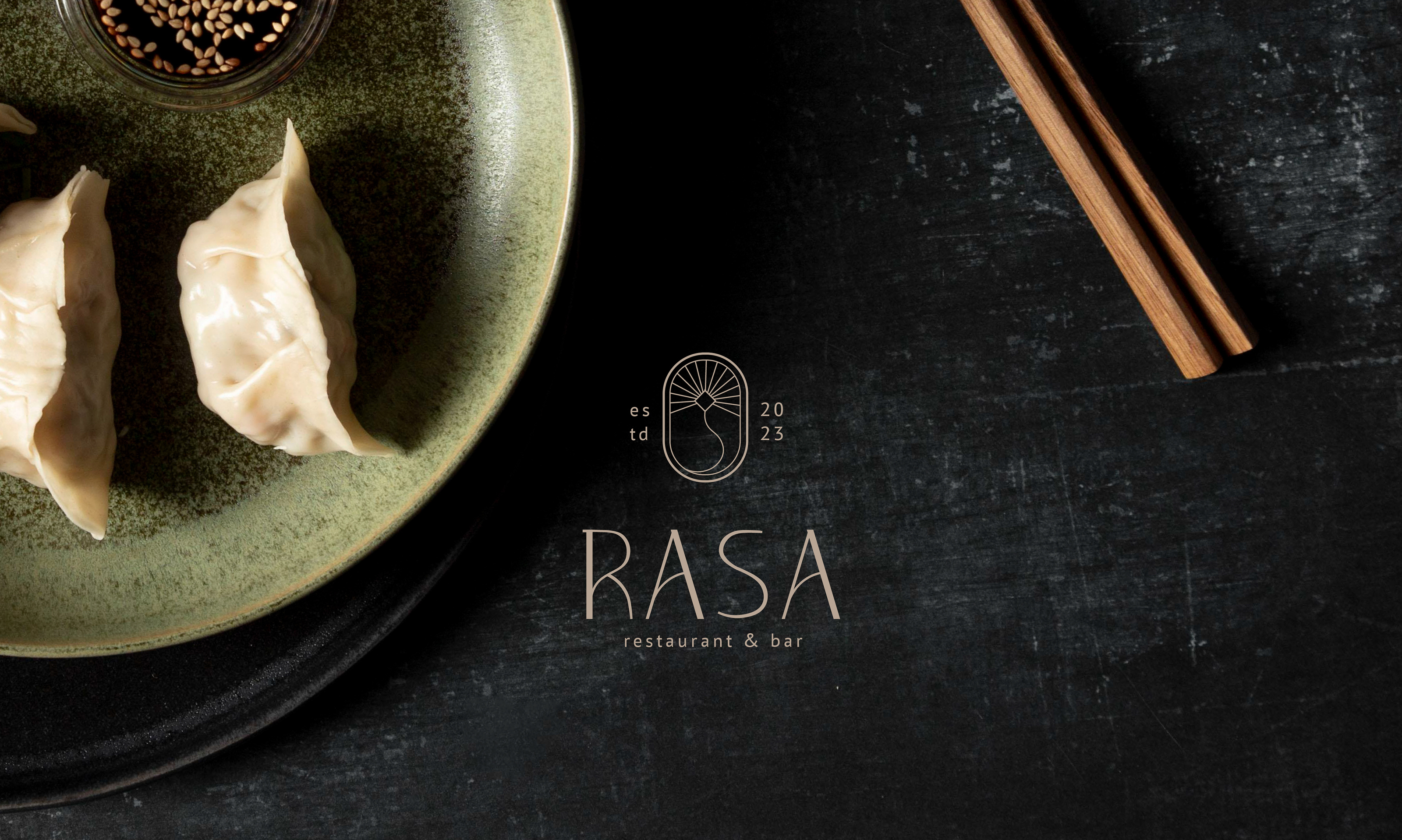 Restaurant Identity | Ресторан паназиатской кухни RASA — Изображение №1 — Брендинг, Графика на Dprofile