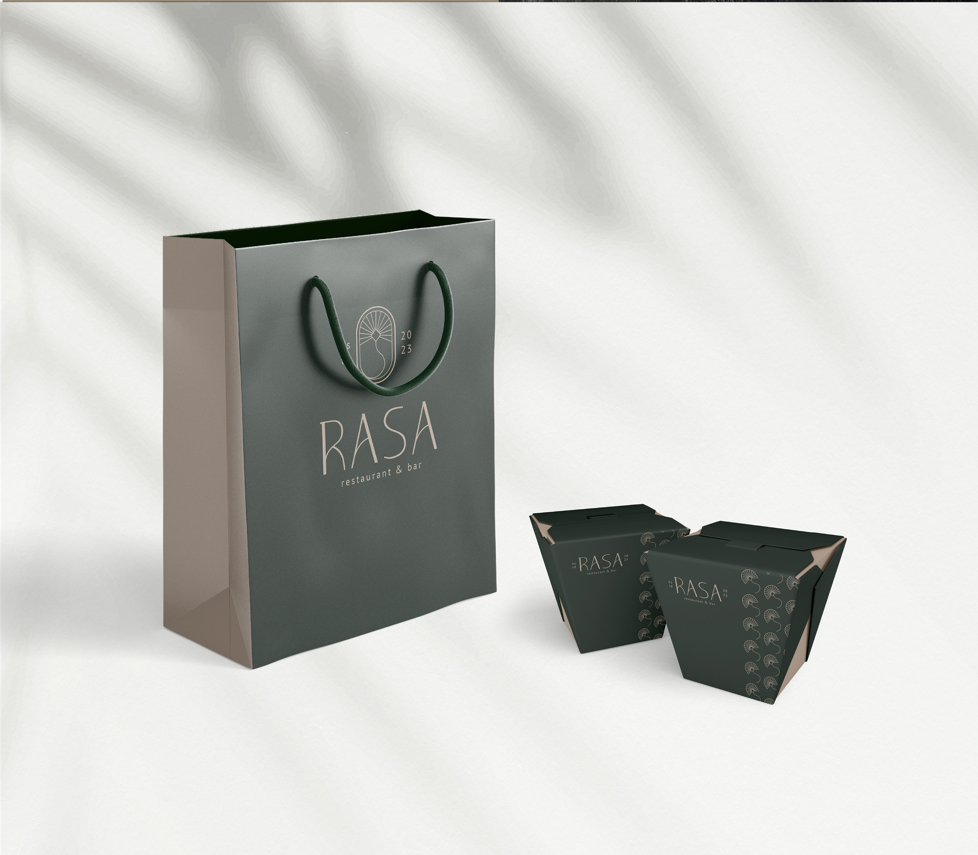 Restaurant Identity | Ресторан паназиатской кухни RASA — Изображение №10 — Брендинг, Графика на Dprofile