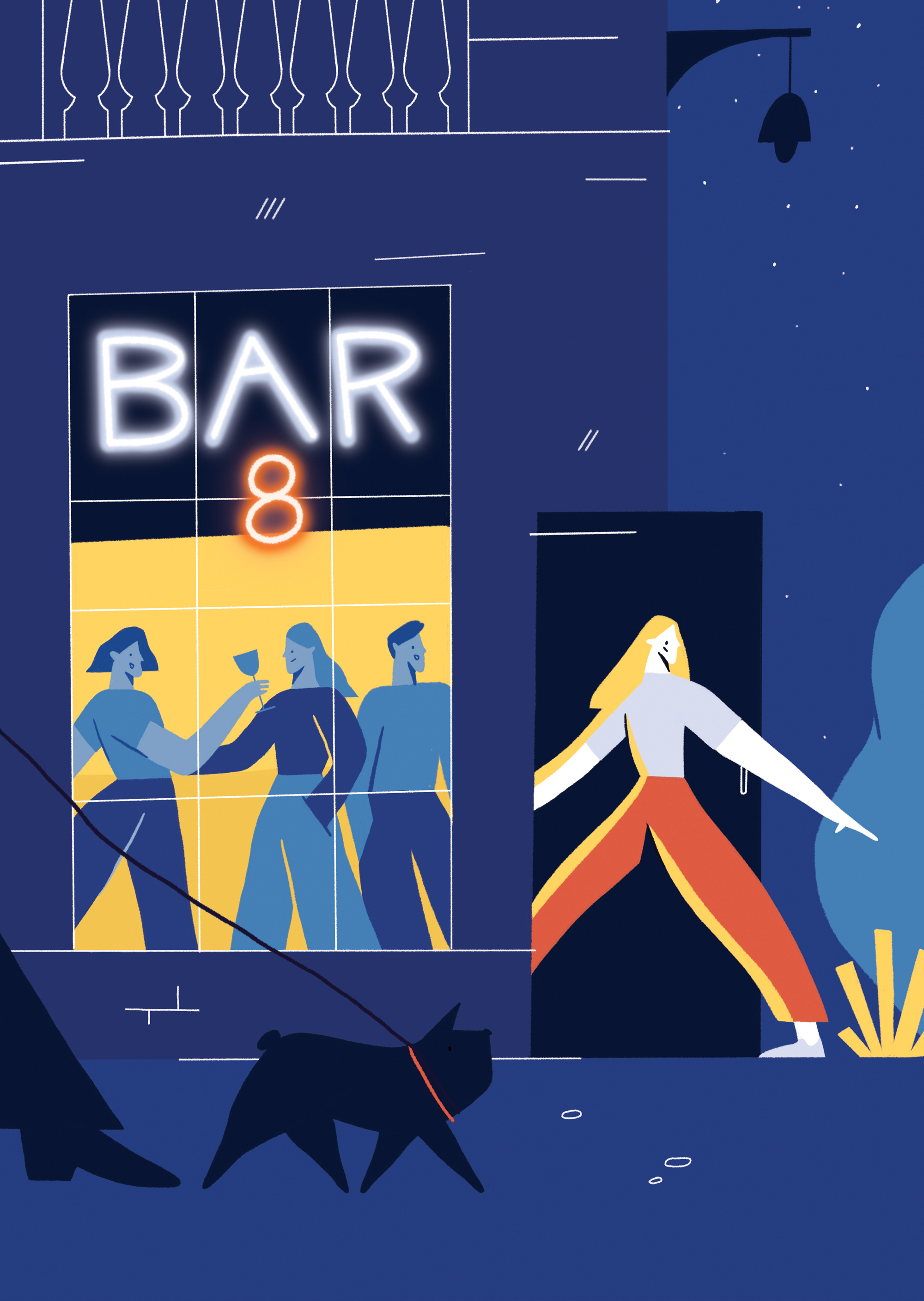 БАР 8 / серия иллюстраций — Изображение №4 — Иллюстрация на Dprofile