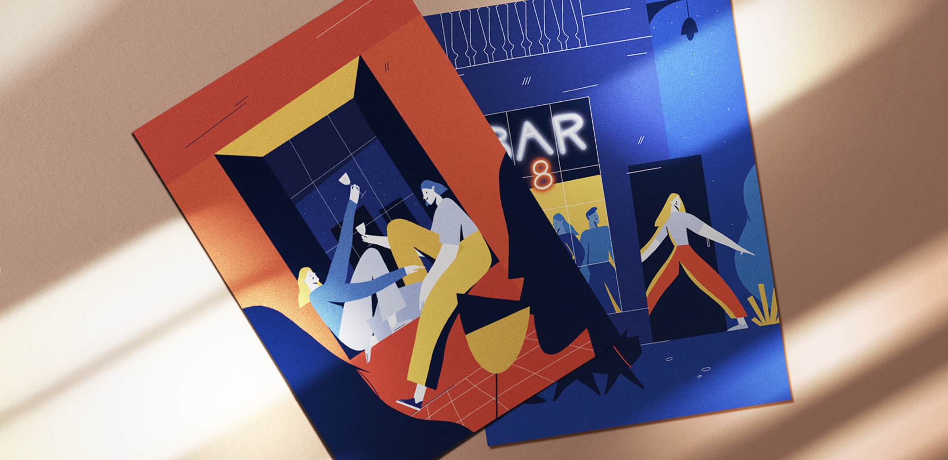 БАР 8 / серия иллюстраций — Изображение №5 — Иллюстрация на Dprofile