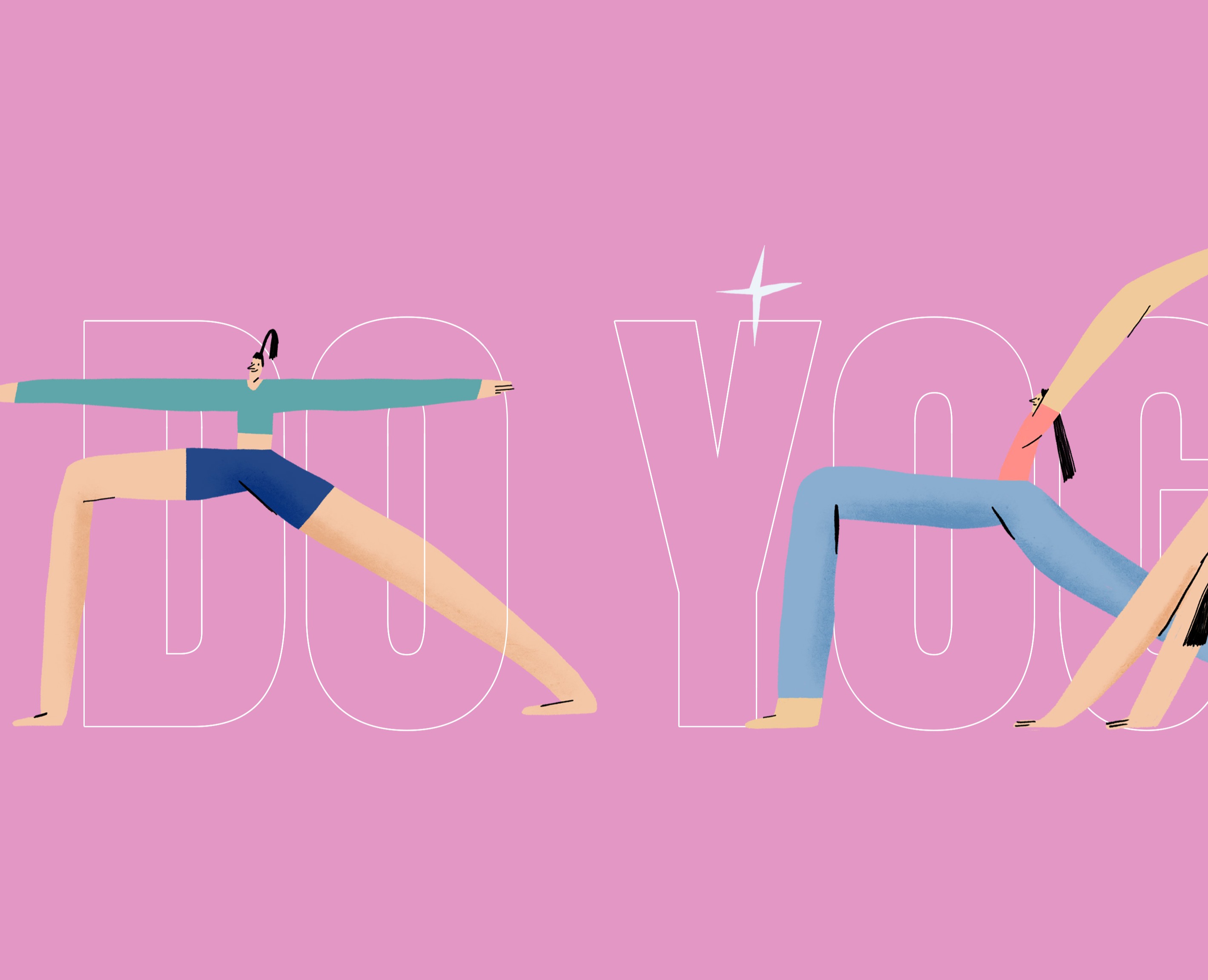DO YOGA — Иллюстрация на Dprofile